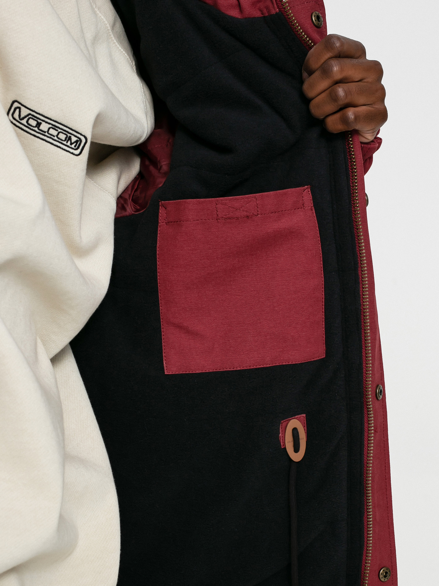 Kurtka Quiksilver The Big Drop (merlot)
