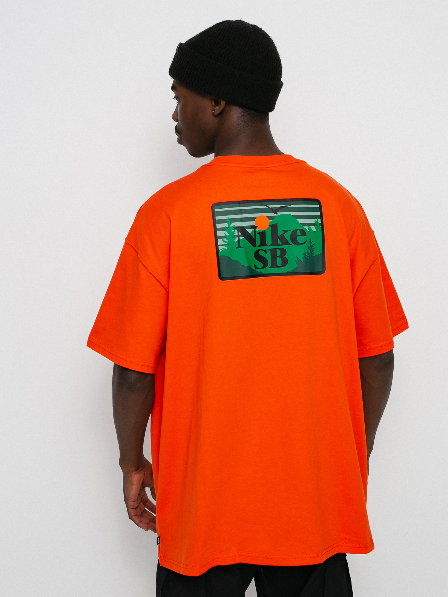 T-shirt Nike SB Approach (rush orange)