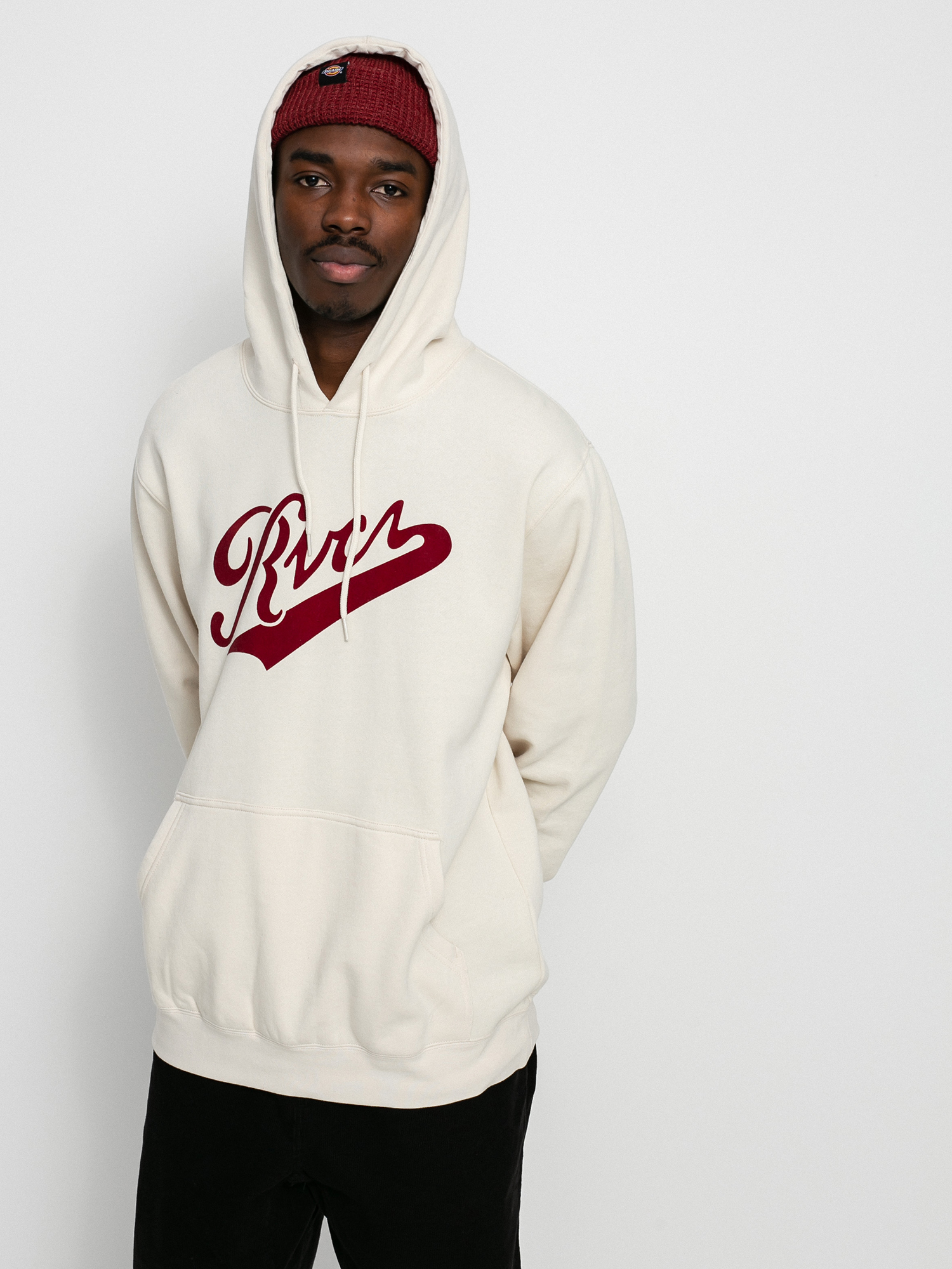Bluza z kapturem RVCA Pennant HD (silver bleach)