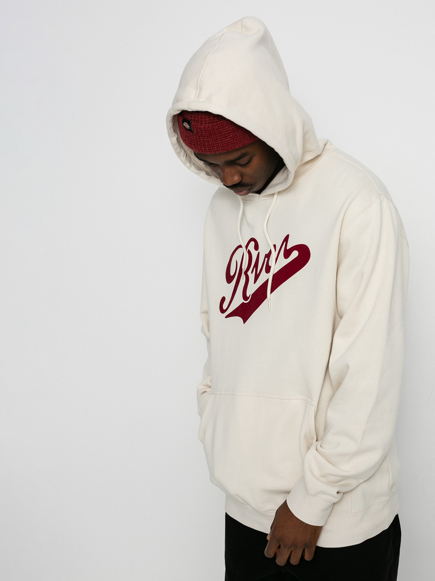 Bluza z kapturem RVCA Pennant HD (silver bleach)