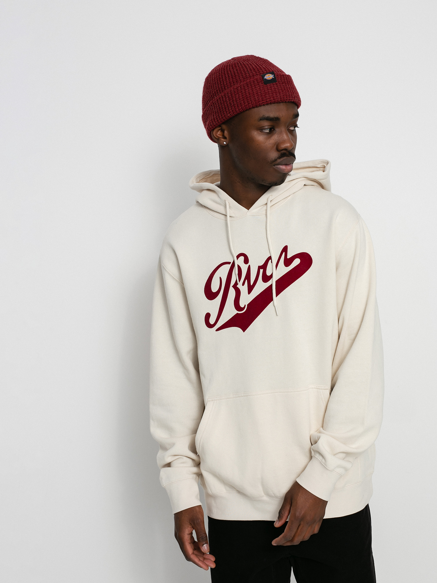 Bluza z kapturem RVCA Pennant HD (silver bleach)