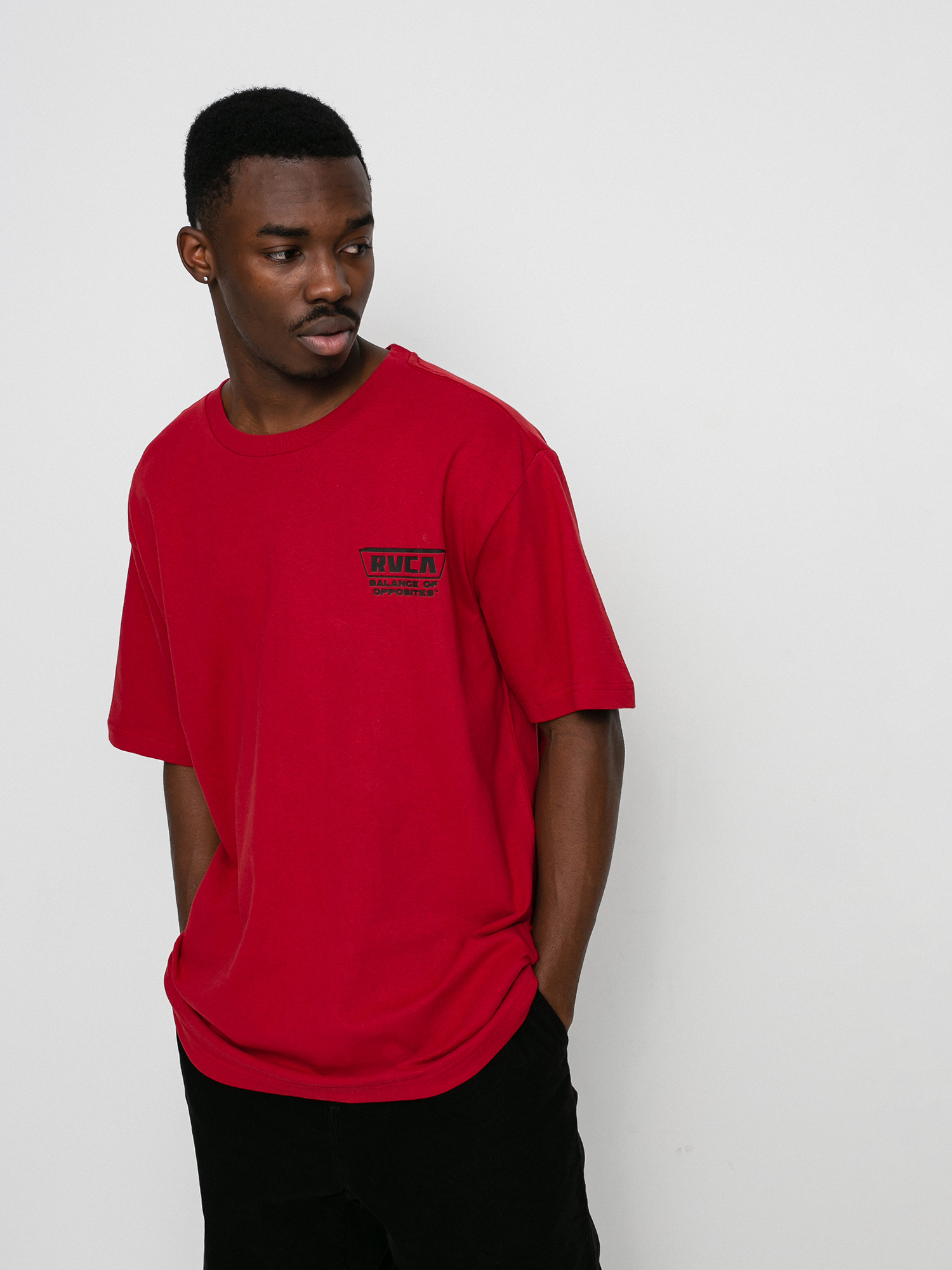 T-shirt RVCA Clawed (cranberry)
