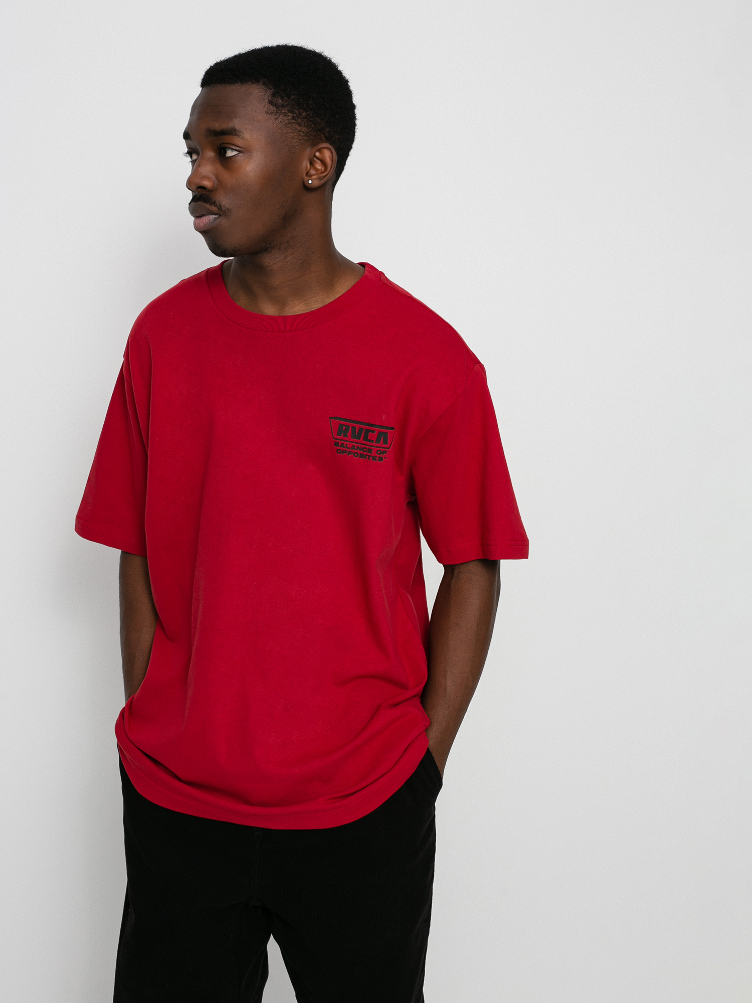 T-shirt RVCA Clawed (cranberry)