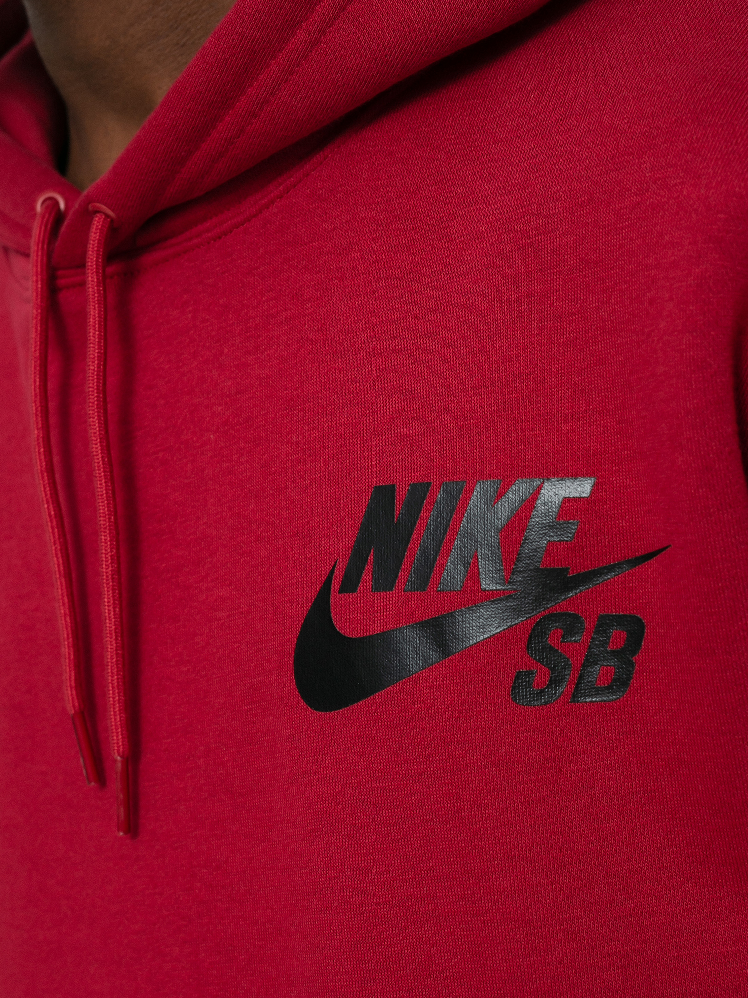 Bluza z kapturem Nike SB Icon HD (pomegranate/black)