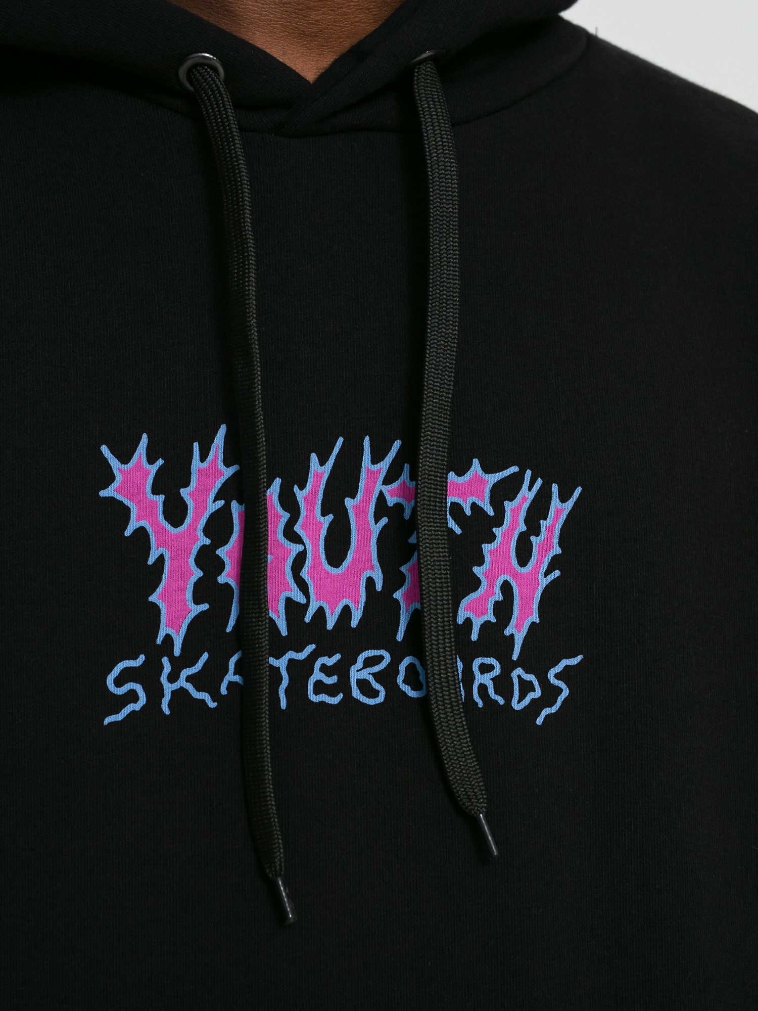 Bluza z kapturem Youth Skateboards Bummers Logo HD (black)