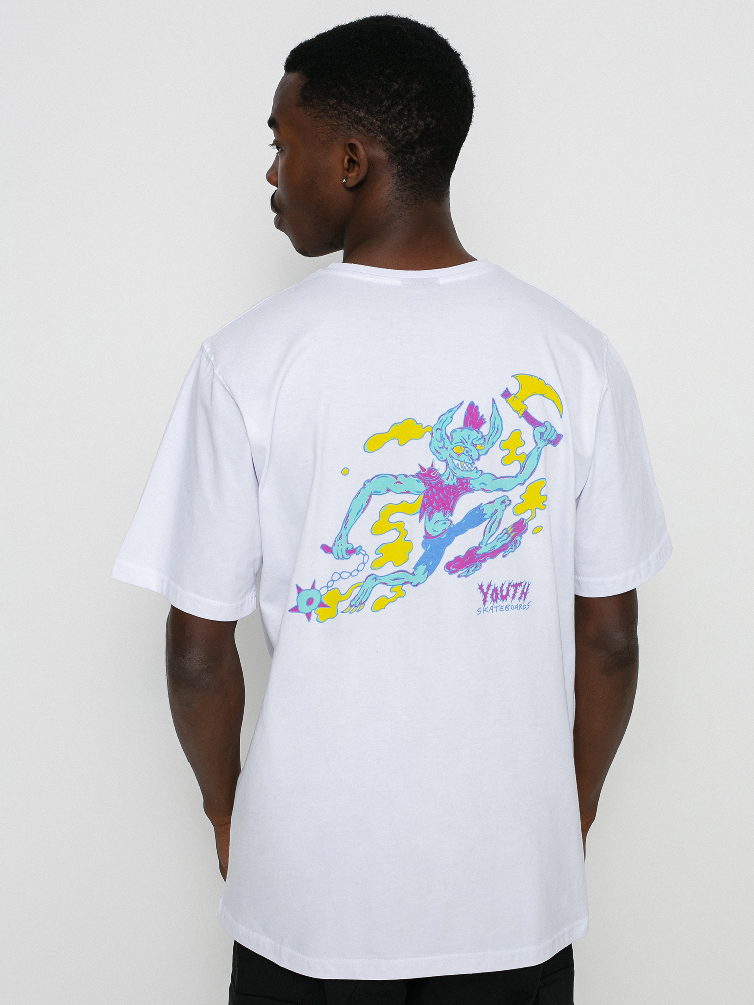 T-shirt Youth Skateboards Bummers Chase (white)