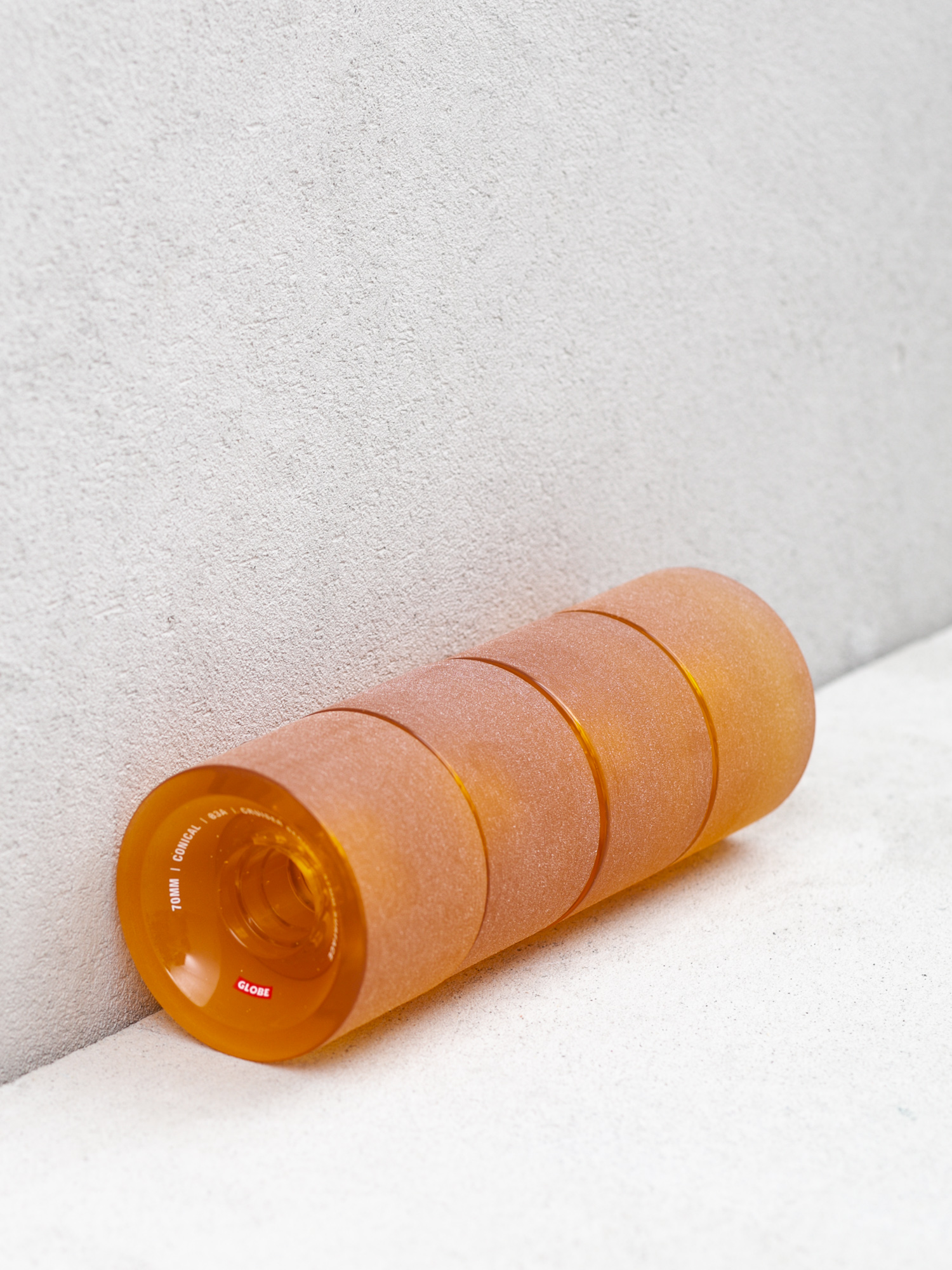 Kółka Globe Conical Cruiser (clear amber)