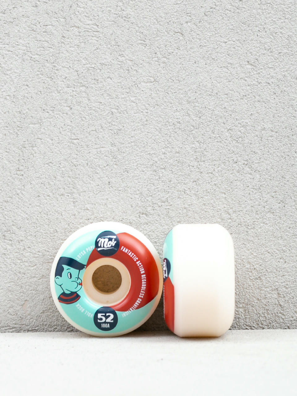 Kółka Mob Skateboards Pop (teal/red)