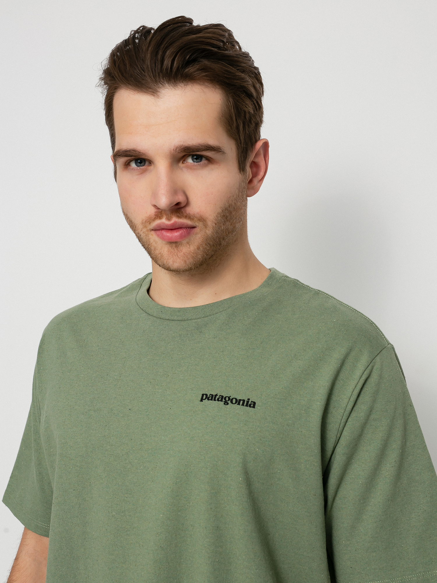 T-shirt Patagonia P 6 Logo Responsibili (sedge green)