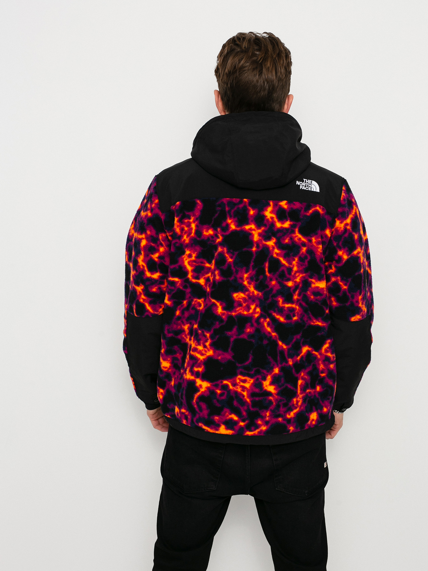 Męski Polar The North Face Printed Denali 2 Anorak (tnf black marblecamoprint)