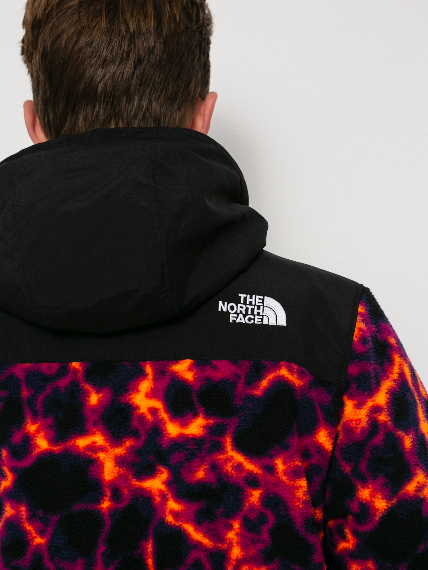 Męski Polar The North Face Printed Denali 2 Anorak (tnf black marblecamoprint)