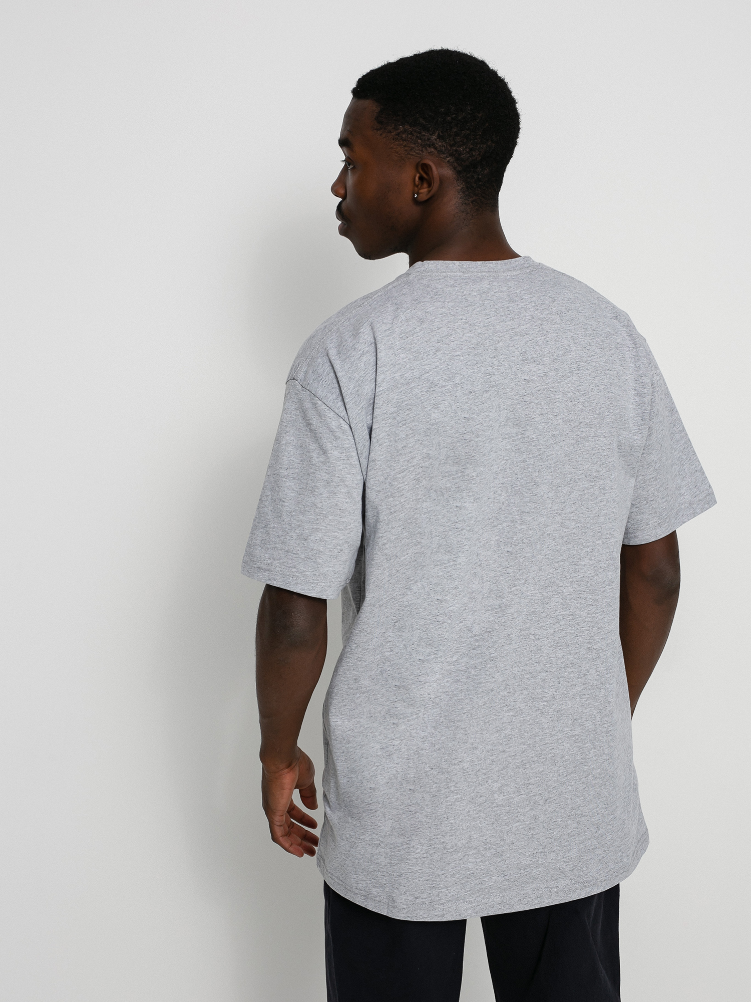T-shirt Vans Left Chest Logo (athletic heather/black)
