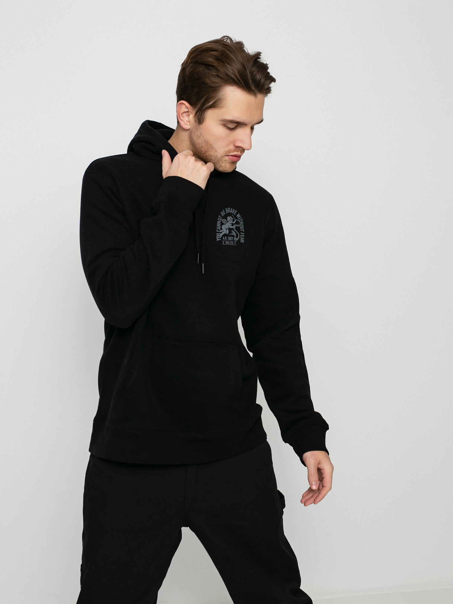 Bluza z kapturem Malita Angel HD (black)