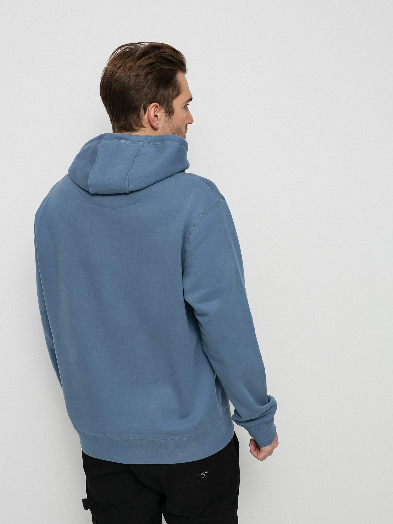 Bluza z kapturem Malita Nobody Cares HD (blue)