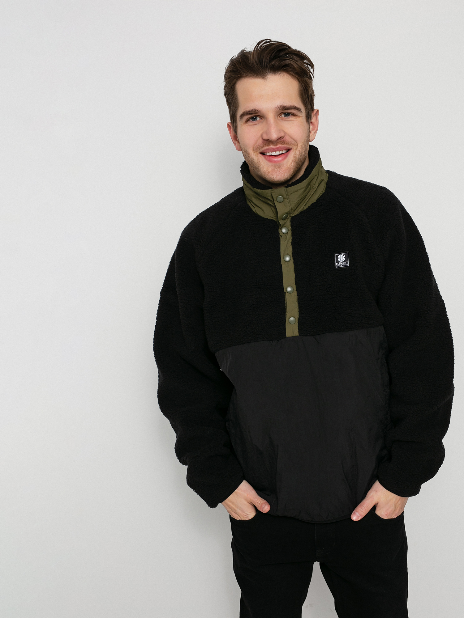 Bluza Element Mountain Sherpa 1/4 (flint black)