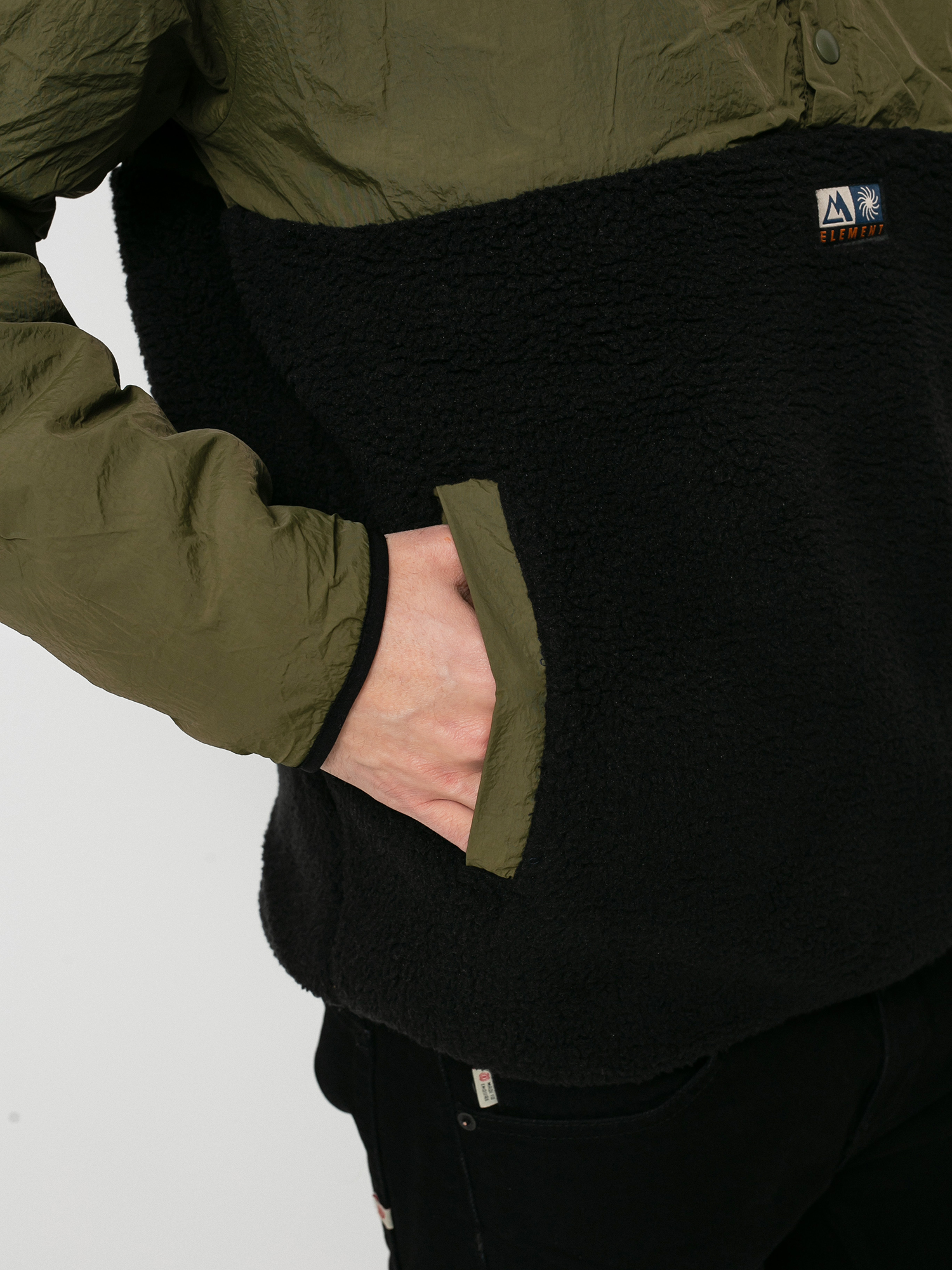 Bluza Element Mountain Sherpa 1/4 (flint black)