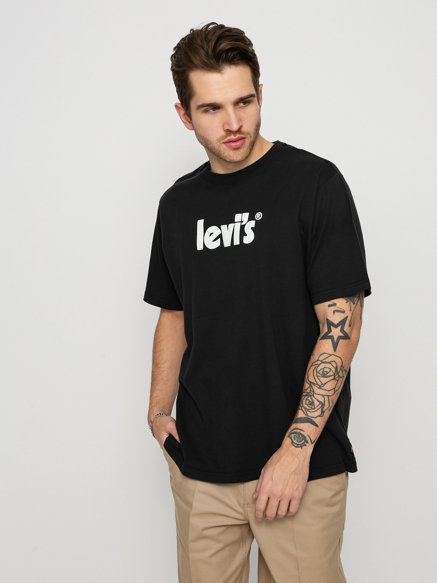 T-shirt Levi's® Poster Logo (caviar)