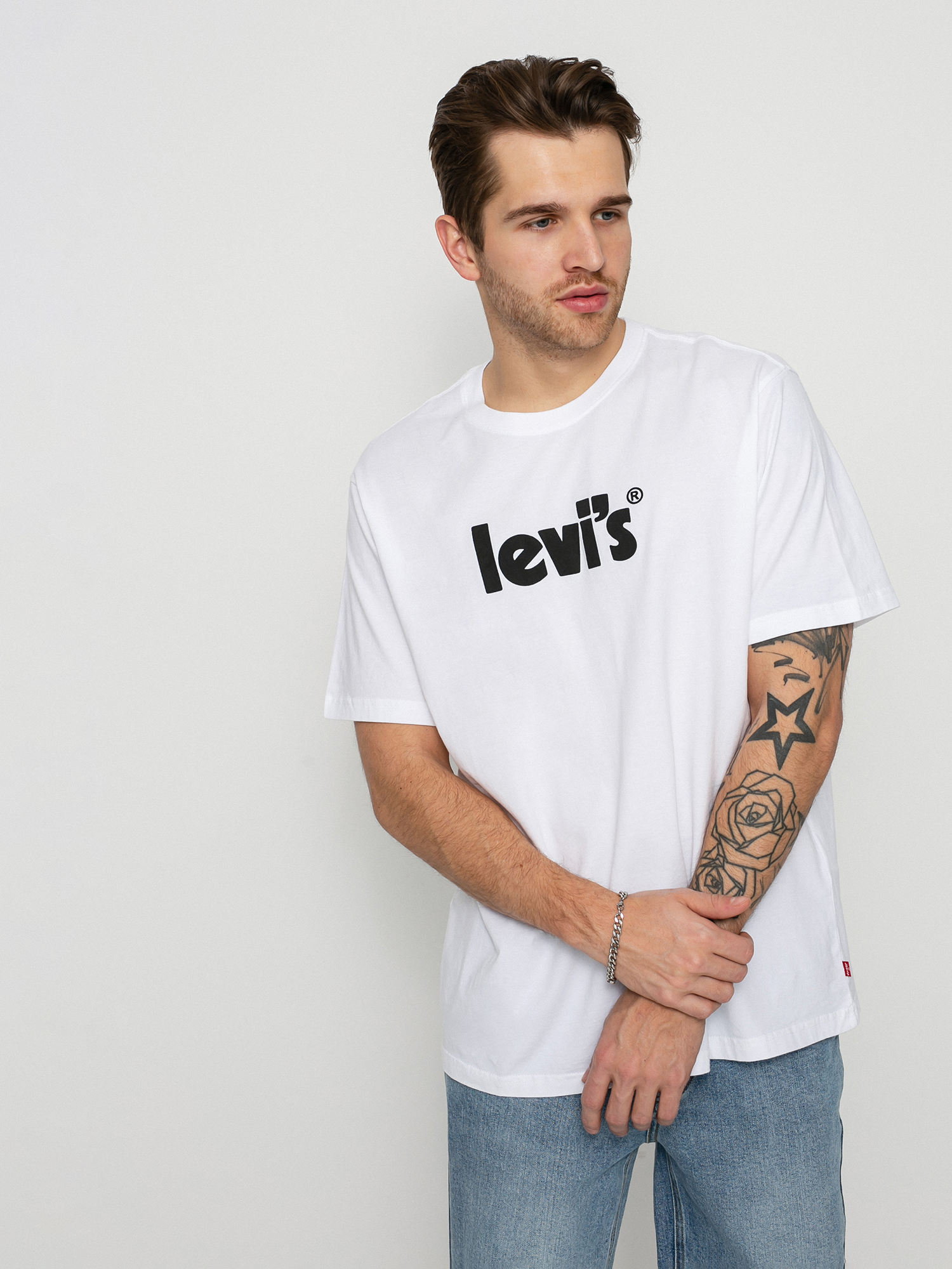 T-shirt Levi's® Poster Logo (white)