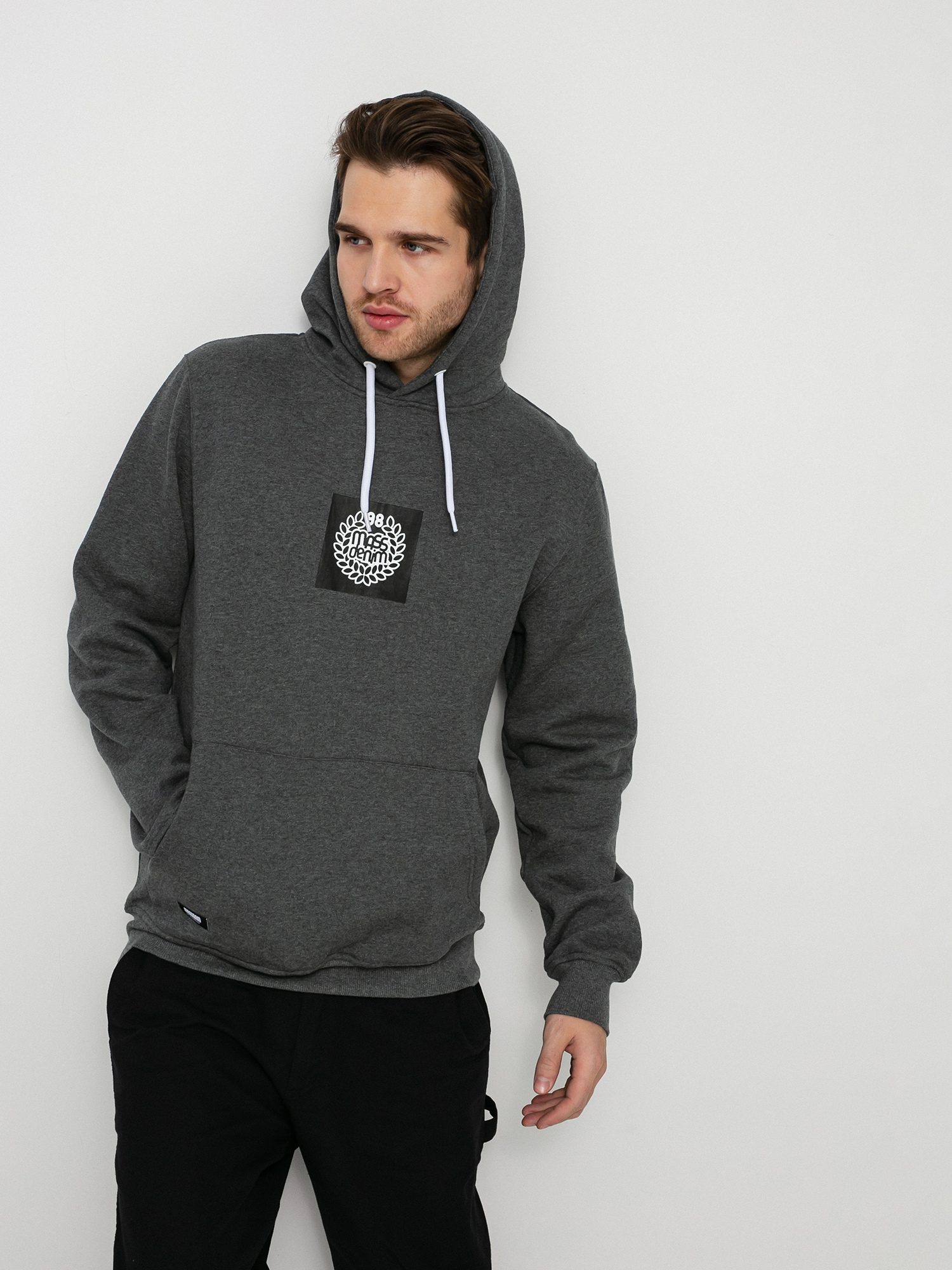 Bluza z kapturem MassDnm Rookie HD (dark heather grey)