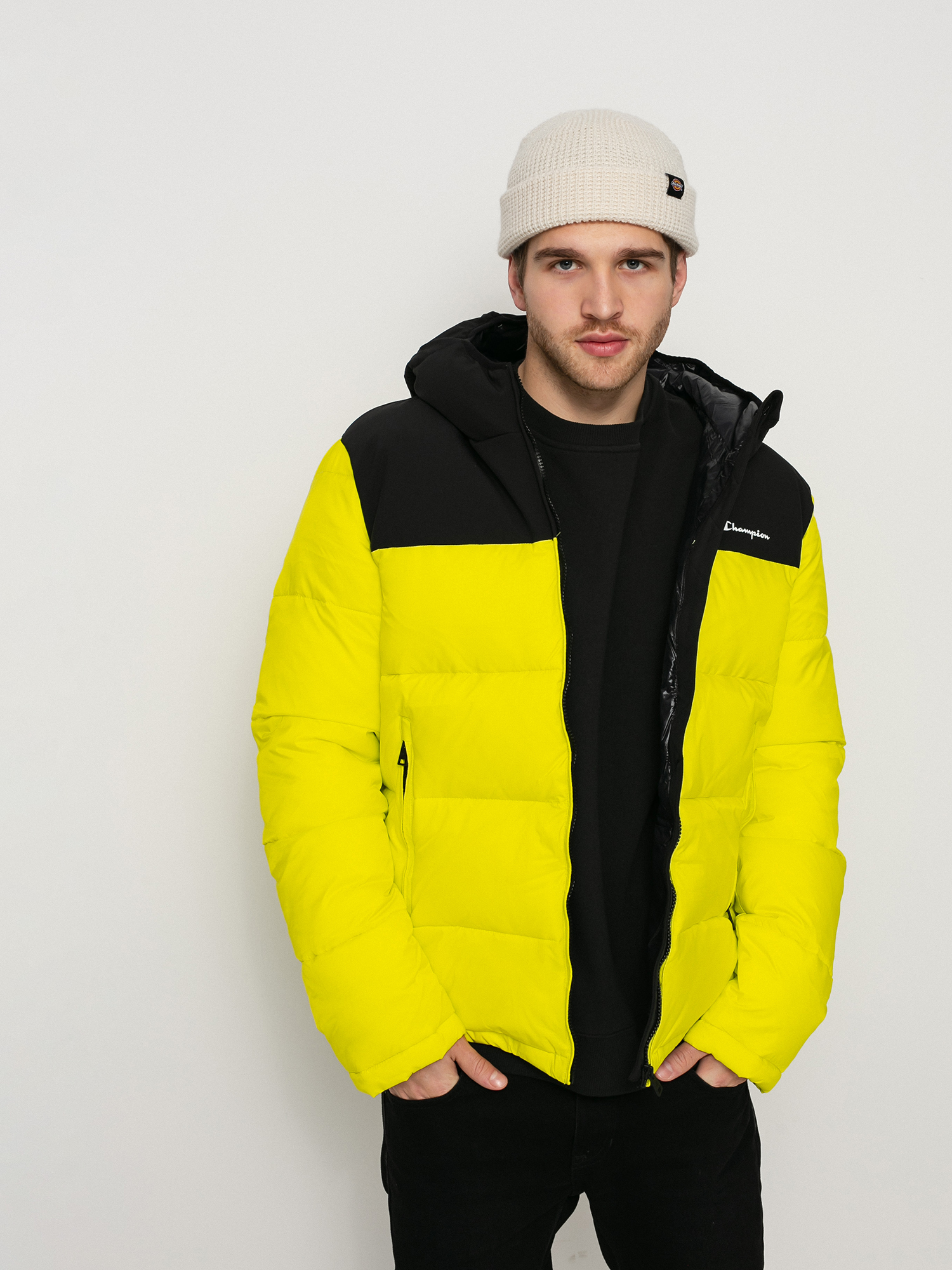 Kurtka Champion Legacy Hooded Jacket 216652 (slh/nbk)