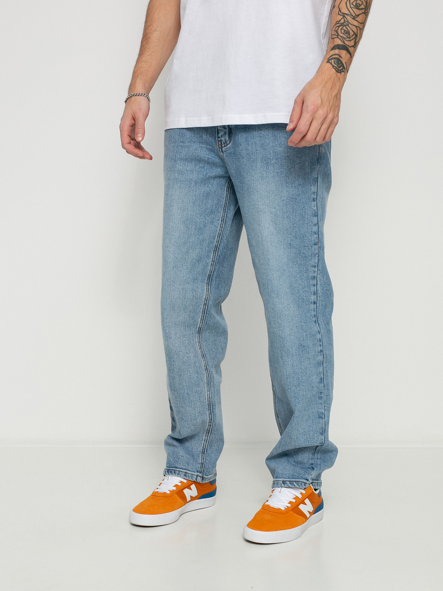 Spodnie Former Distend Baggy (washed blue)