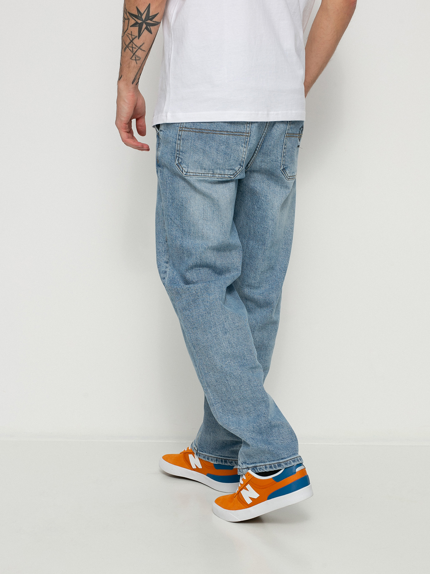 Spodnie Former Distend Baggy (washed blue)