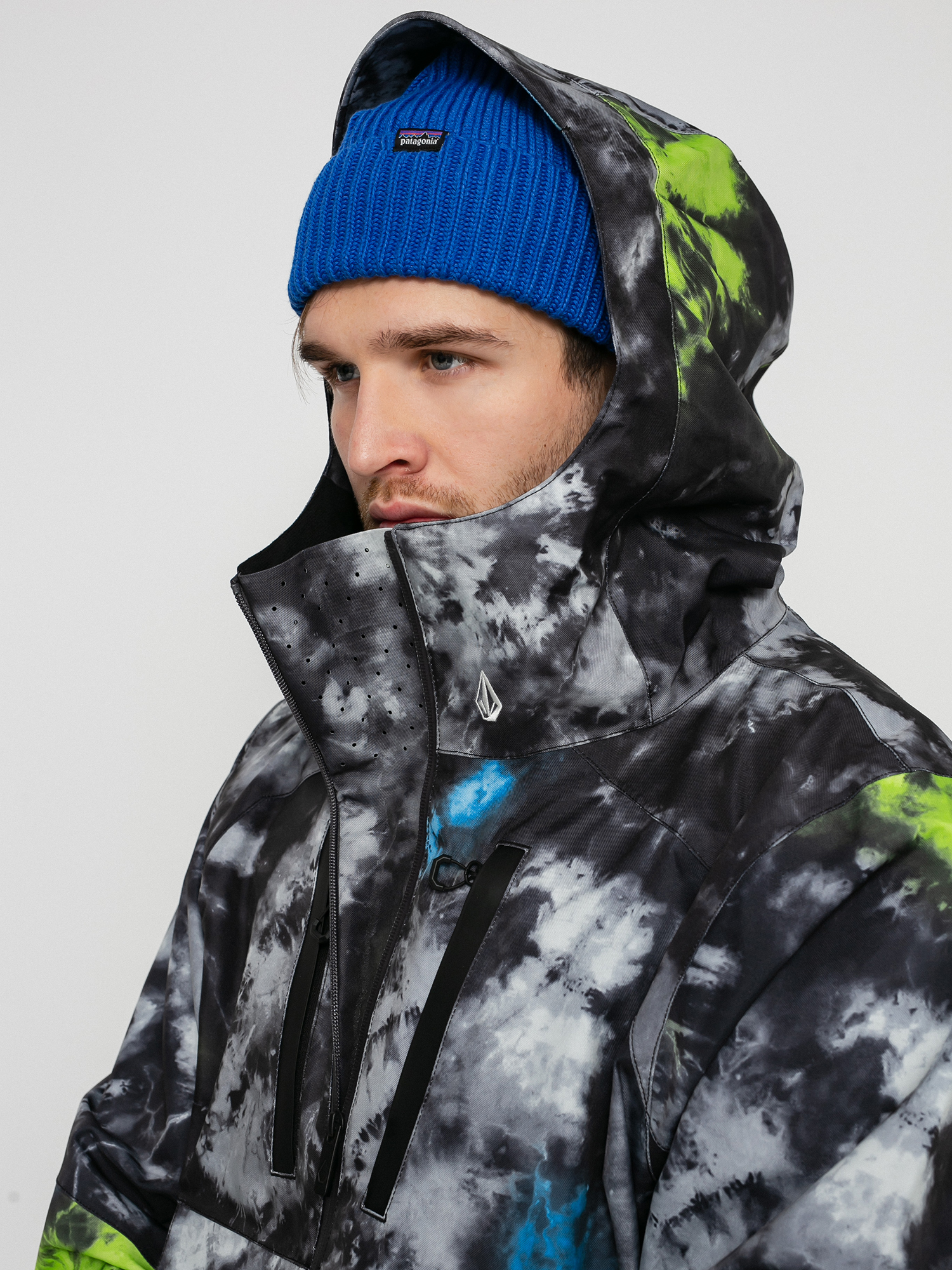 Męska Kurtka snowboardowa Volcom Brighton Pullover (tie dye)