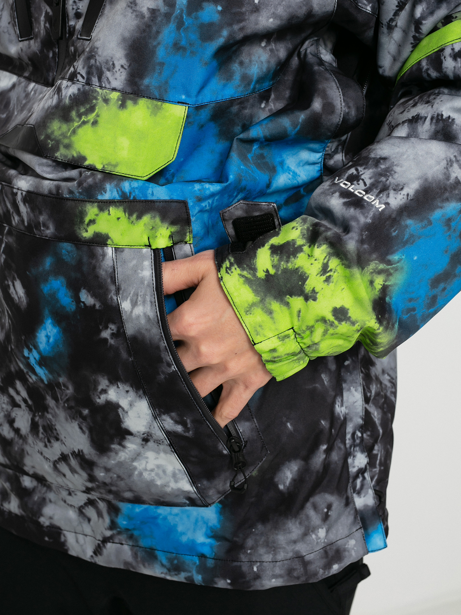 Męska Kurtka snowboardowa Volcom Brighton Pullover (tie dye)