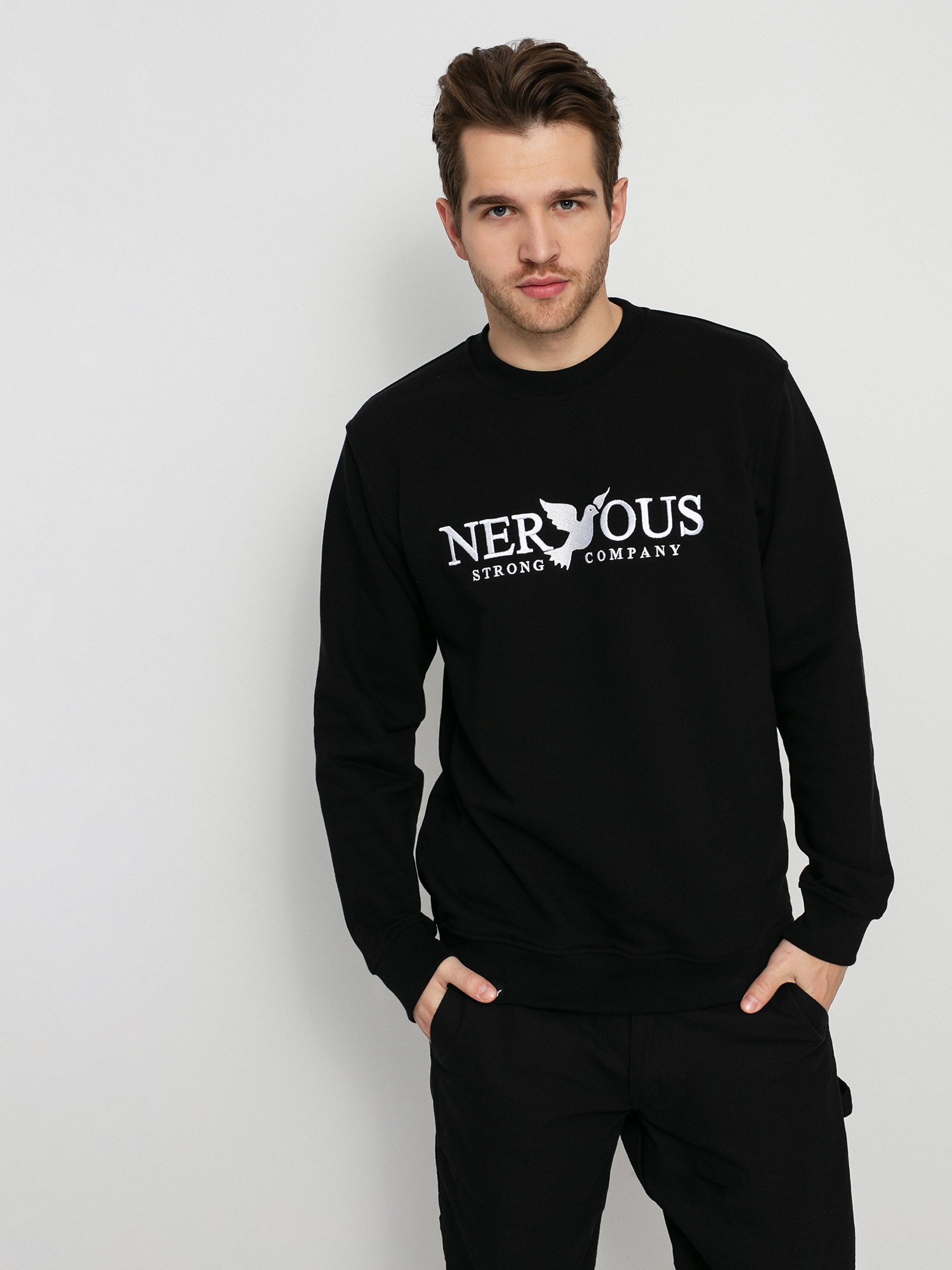 Bluza Nervous Classic Crew (black)