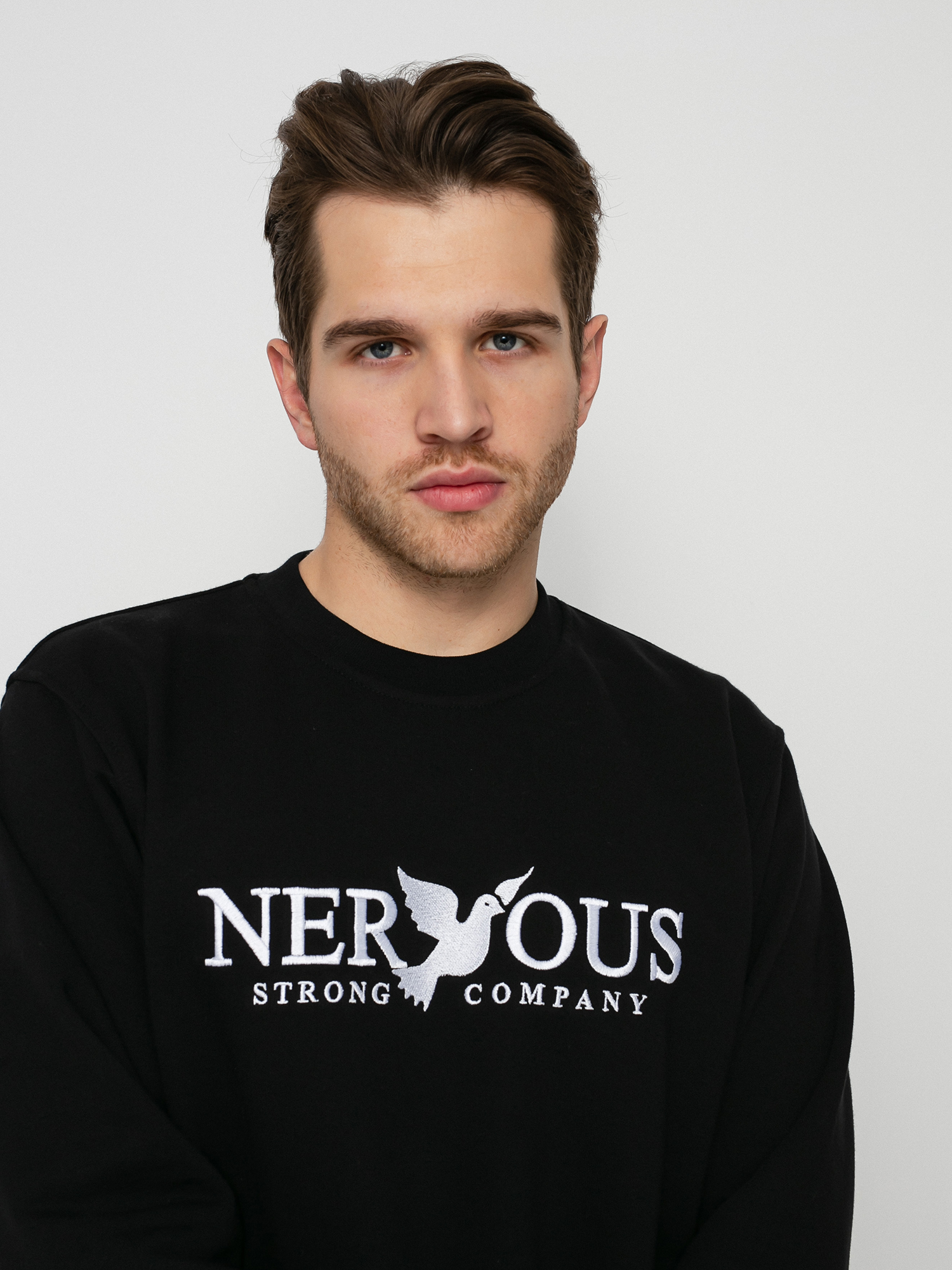 Bluza Nervous Classic Crew (black)