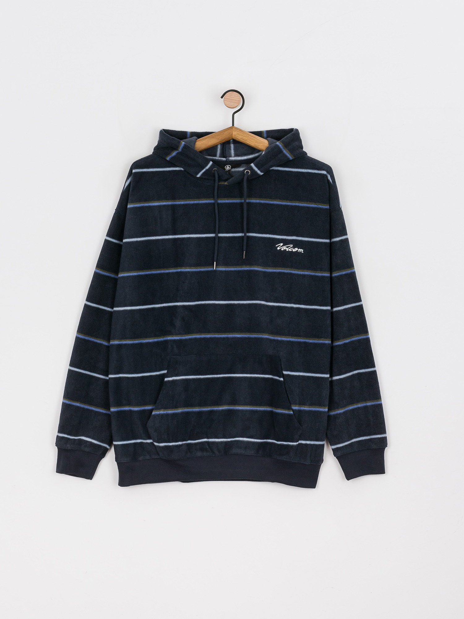 Bluza z kapturem Volcom Throw Exceptions HD (navy)