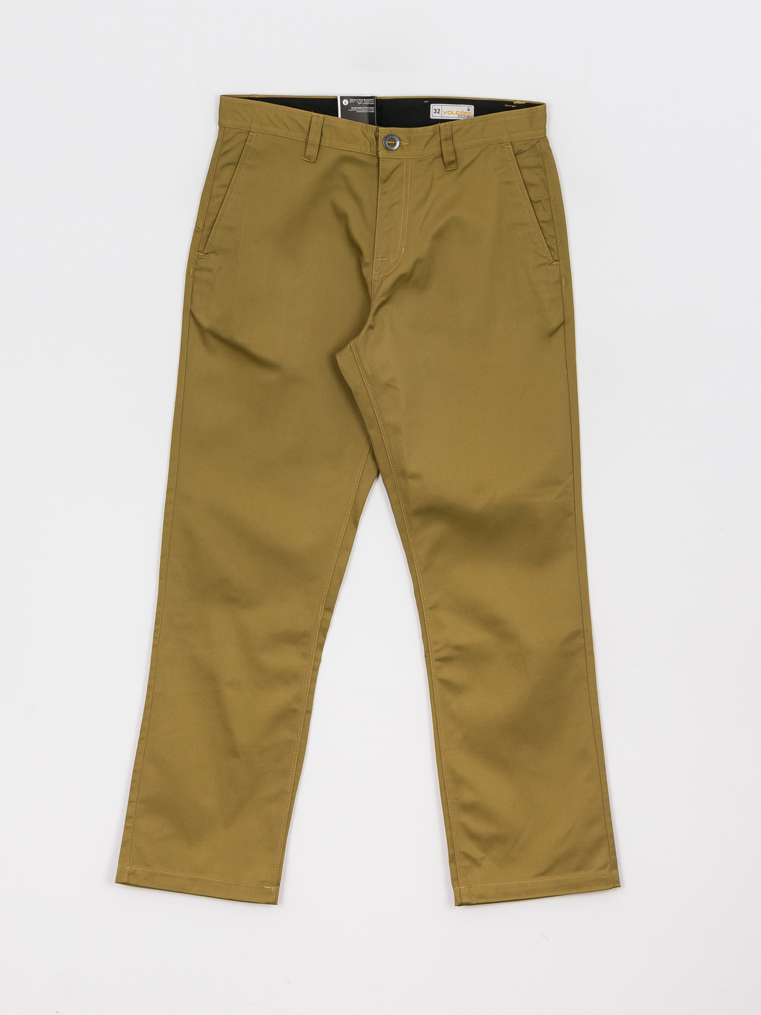 Spodnie Volcom Frickin Skate Chino (dark khaki)