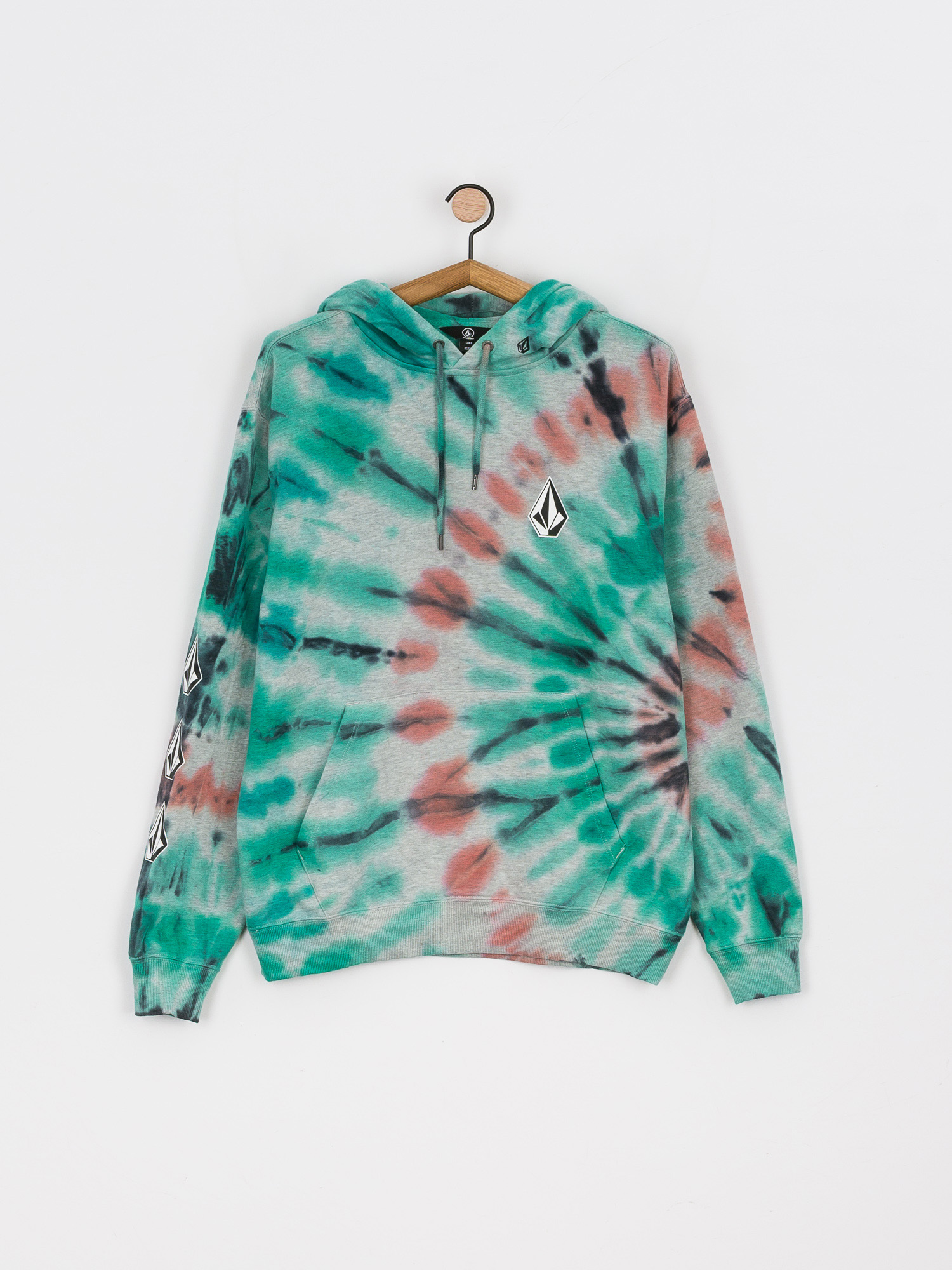 Bluza z kapturem Volcom Iconic Stone Plus HD (tie dye)