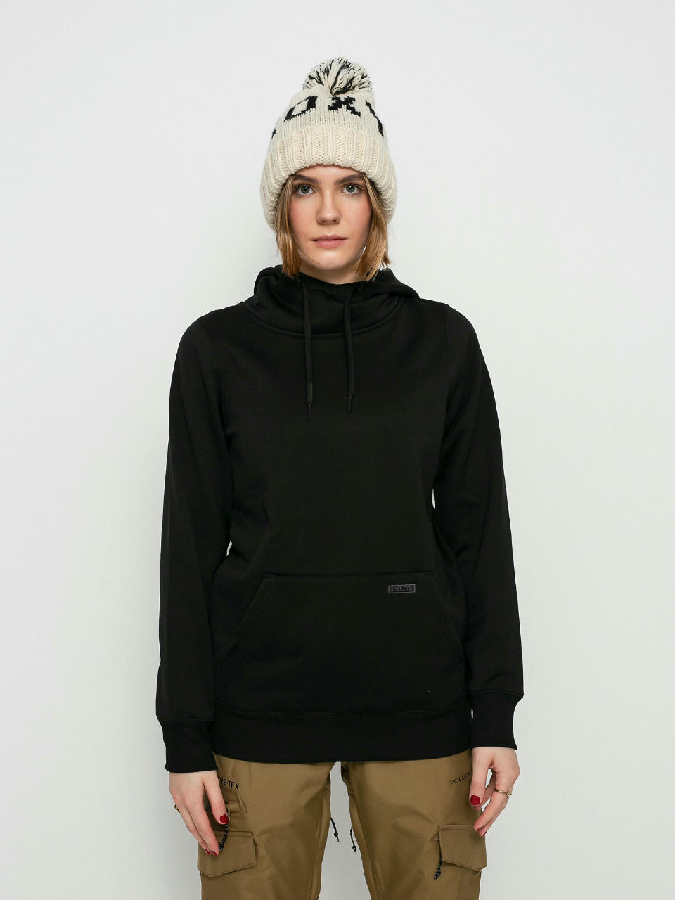 Bluza z kapturem Volcom Yerba HD Wmn (black)