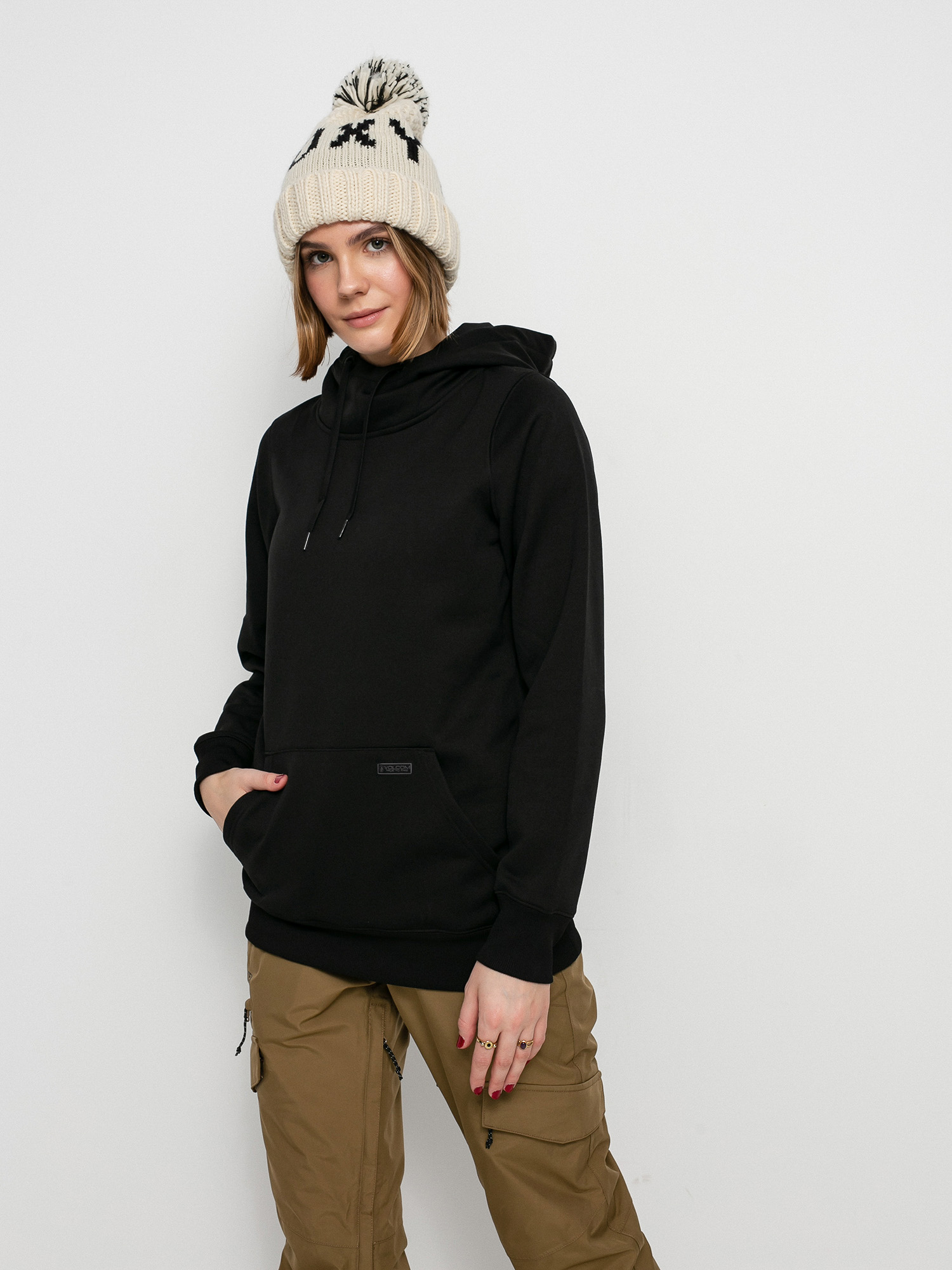 Bluza z kapturem Volcom Yerba HD Wmn (black)