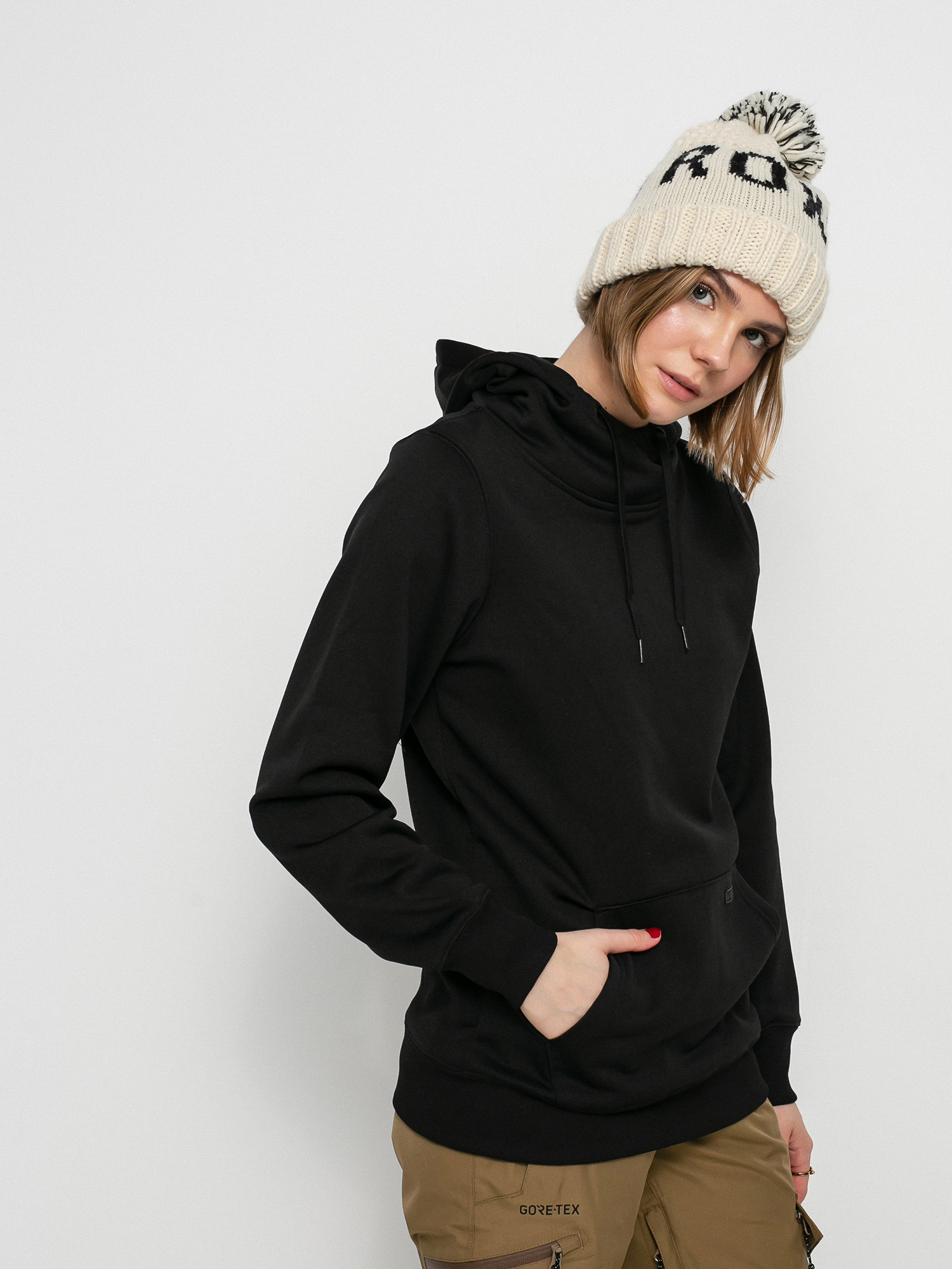 Bluza z kapturem Volcom Yerba HD Wmn (black)