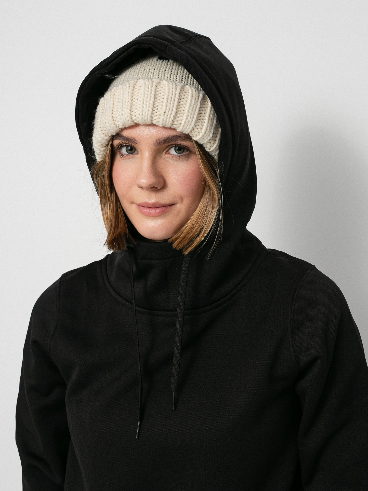 Bluza z kapturem Volcom Yerba HD Wmn (black)