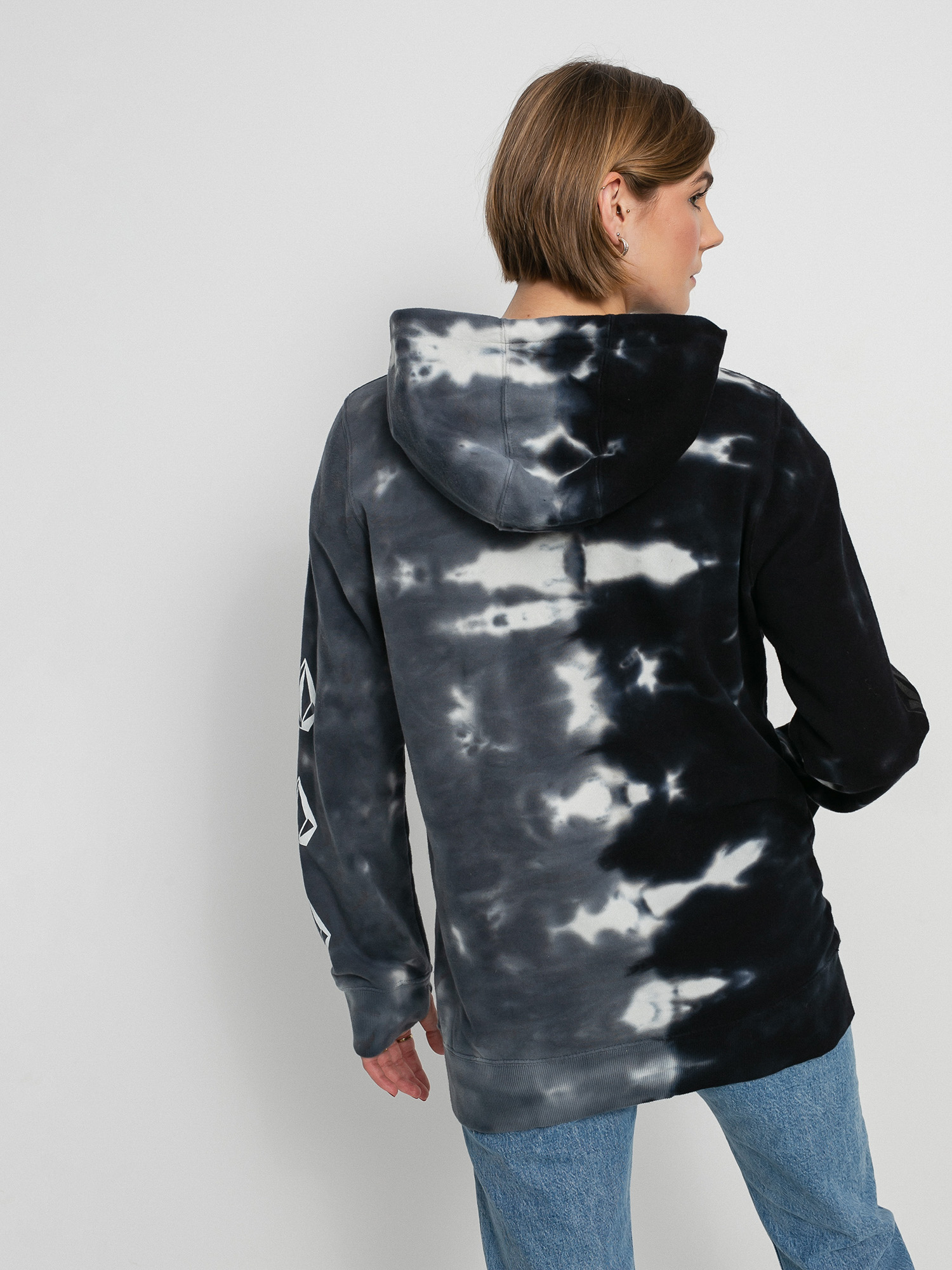 Bluza z kapturem Volcom Costus HD Wmn (black on black)