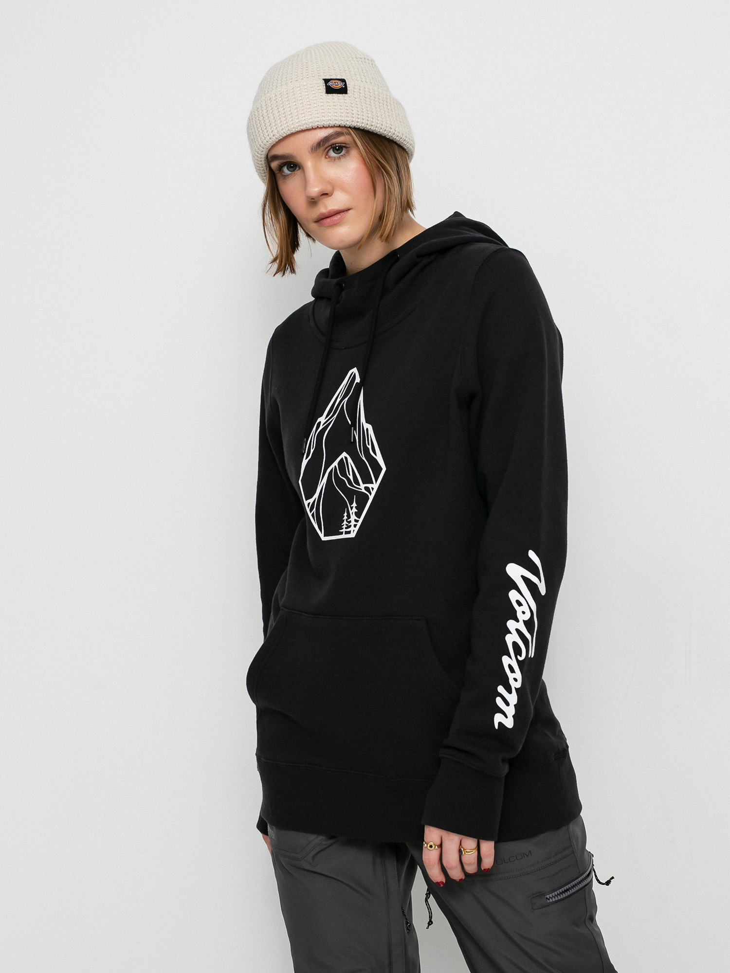 Bluza z kapturem Volcom Costus HD Wmn (black)