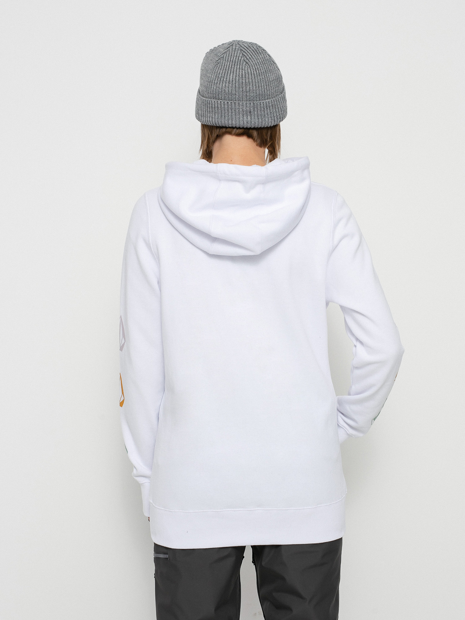 Bluza z kapturem Volcom Costus HD Wmn (white)