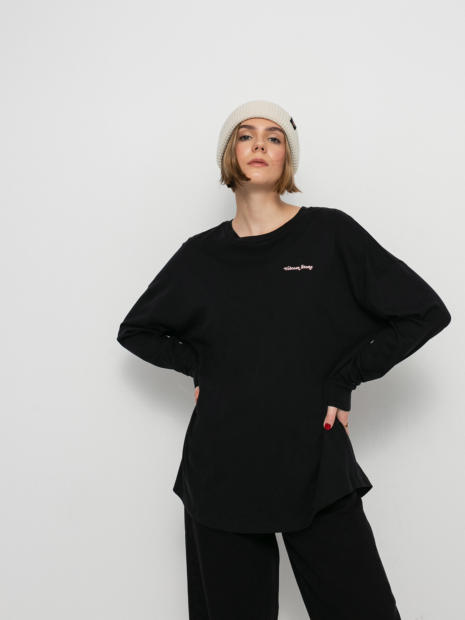 Longsleeve Volcom Iconic Stones Wmn (black)