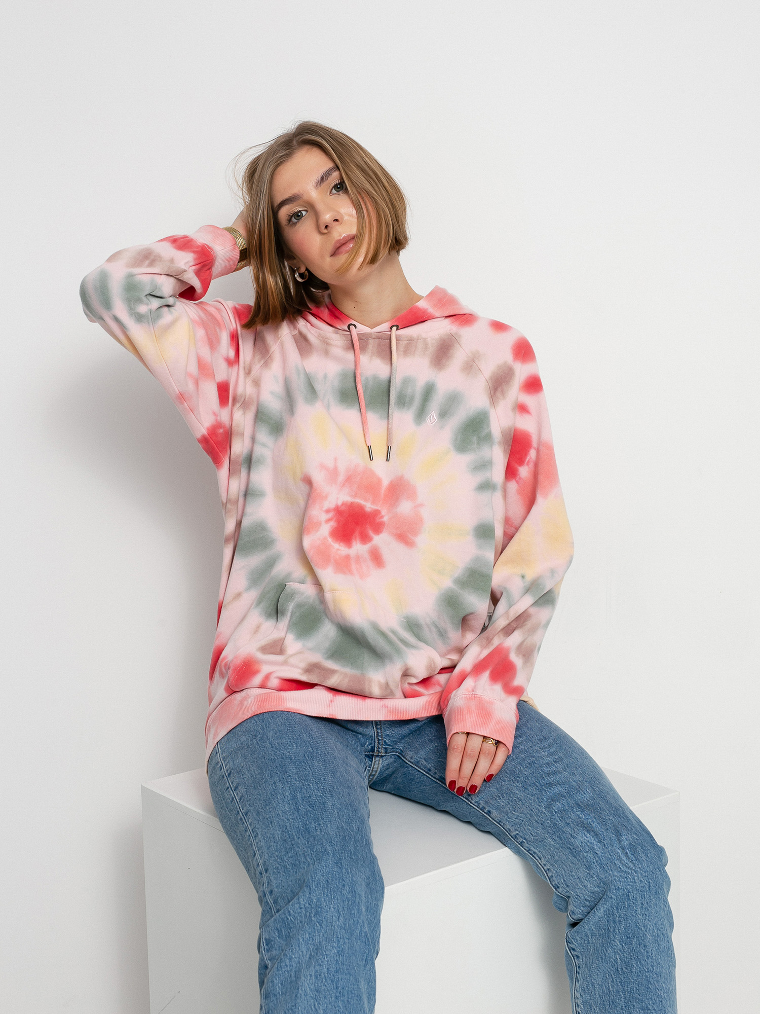 Bluza z kapturem Volcom Truly Stoked Bf HD Wmn (multi)