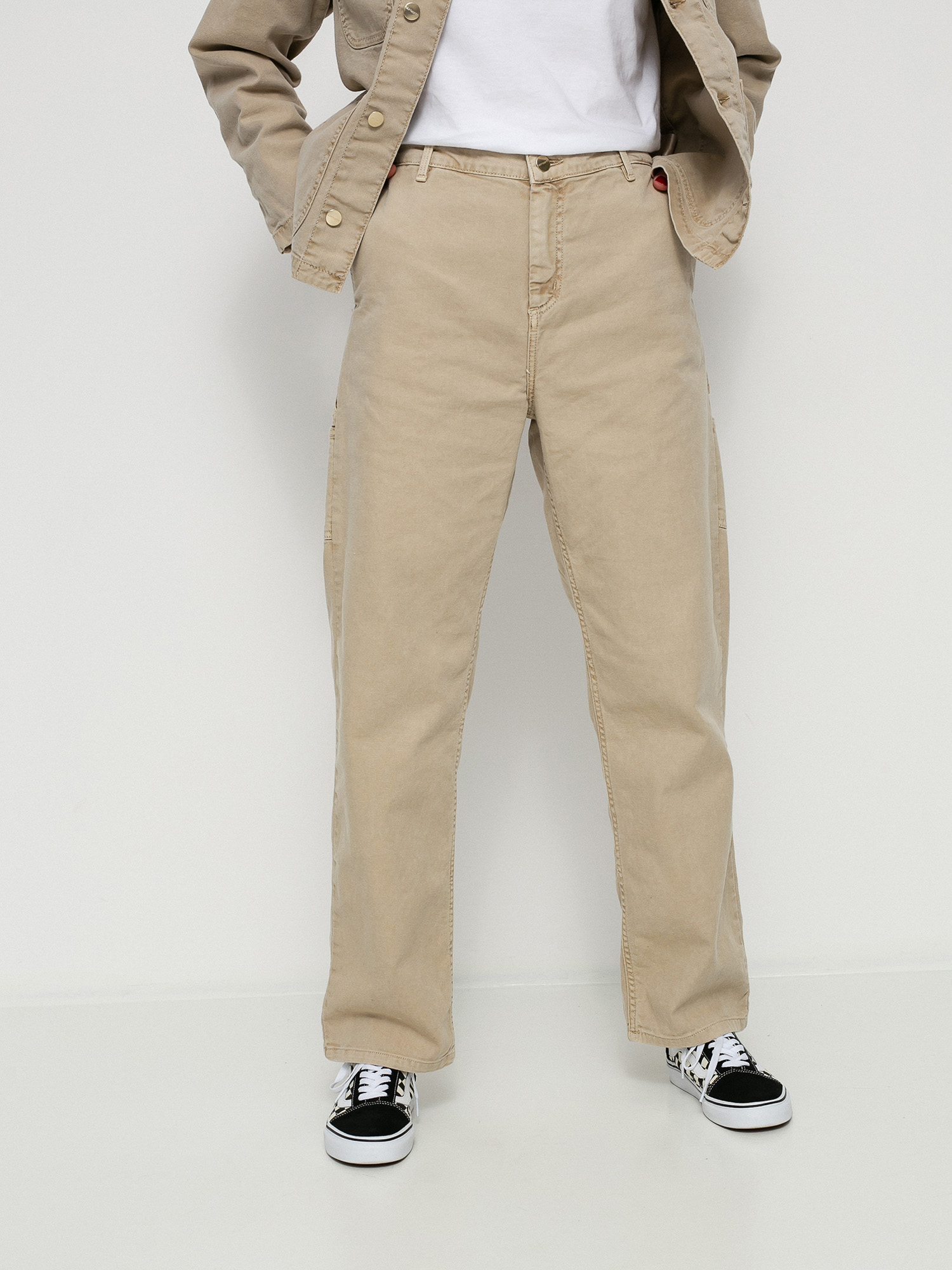 Spodnie Carhartt WIP Pierce Straight Wmn (dusty h brown)