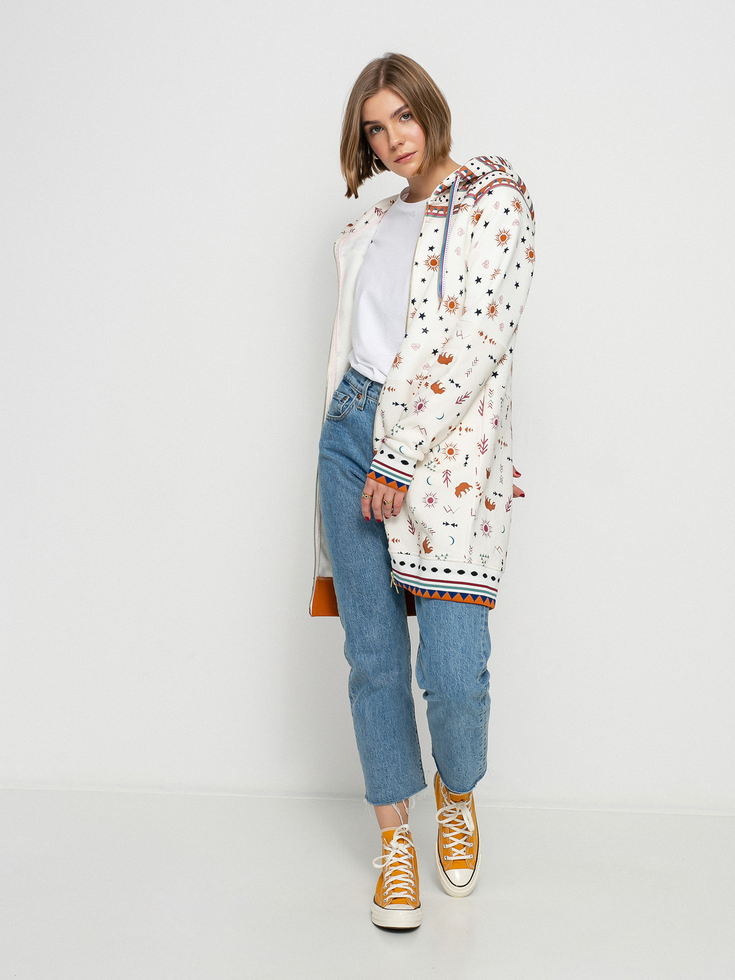 Bluza z kapturem Femi Stories Longa ZHD Wmn (vgb)