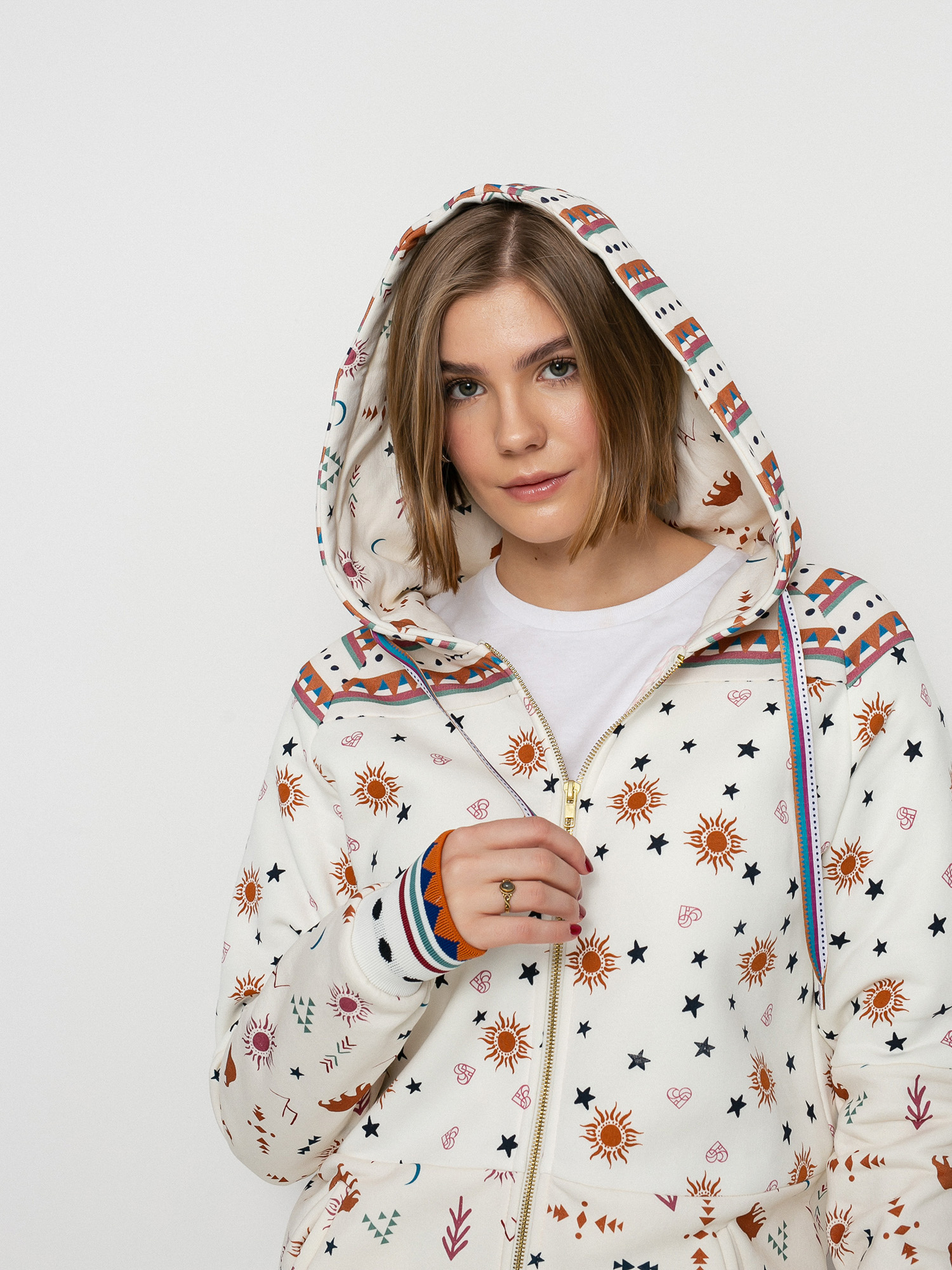 Bluza z kapturem Femi Stories Longa ZHD Wmn (vgb)