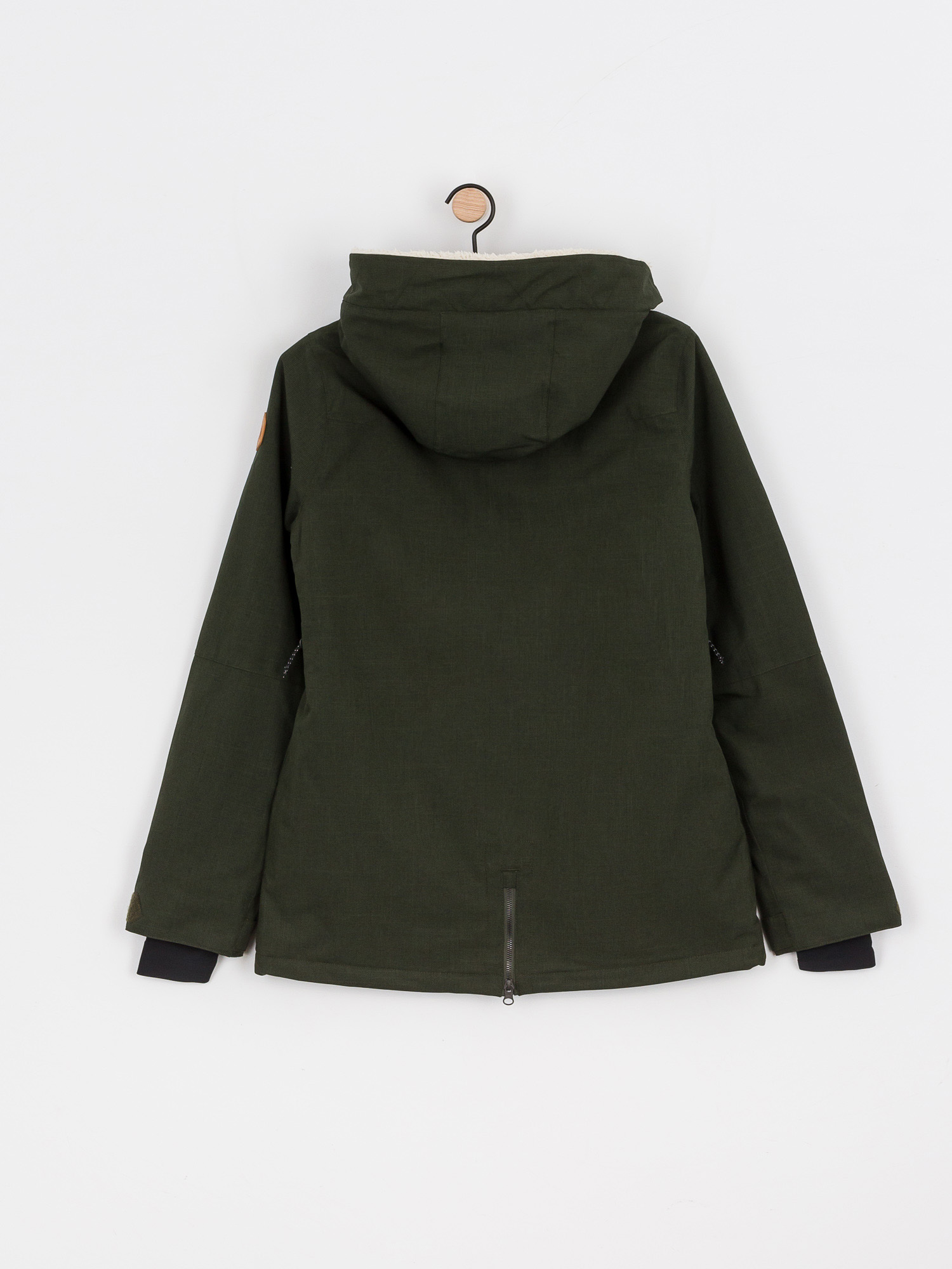 Damska Kurtka snowboardowa Volcom Shrine Ins (black green)