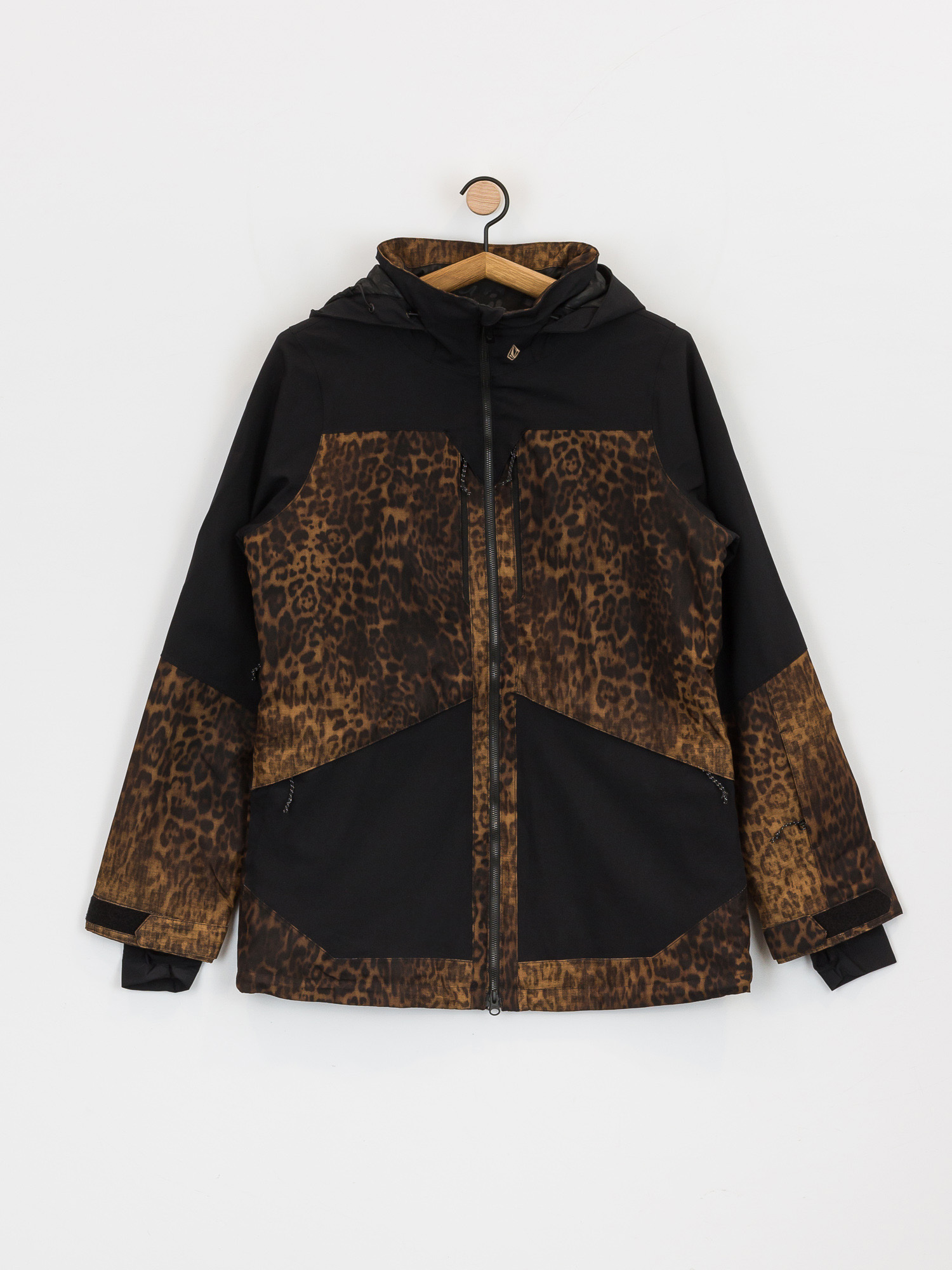 Damska Kurtka snowboardowa Volcom Shelter 3D Stretch (leopard)