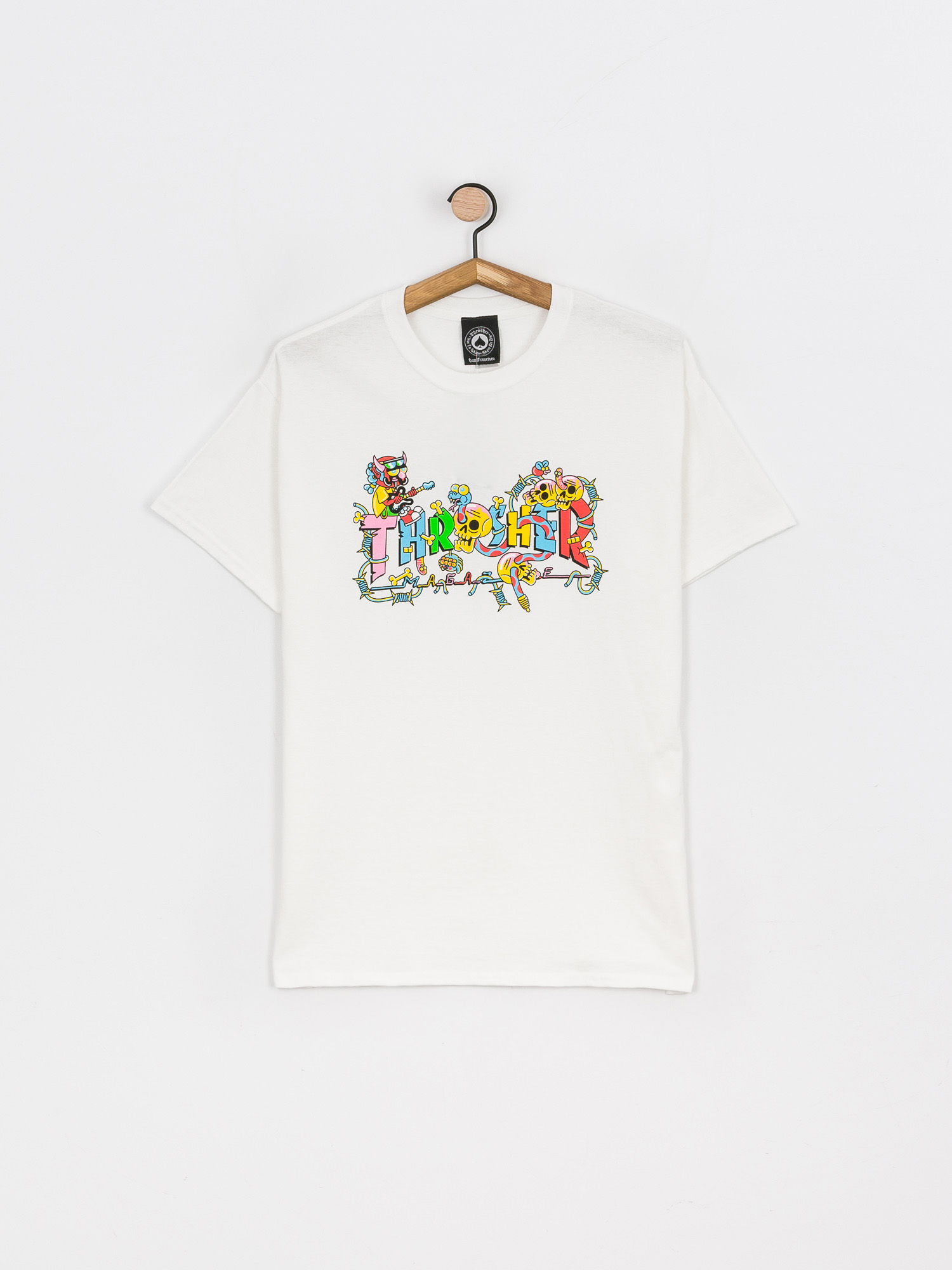 T-shirt Thrasher Devil'S Music (white)