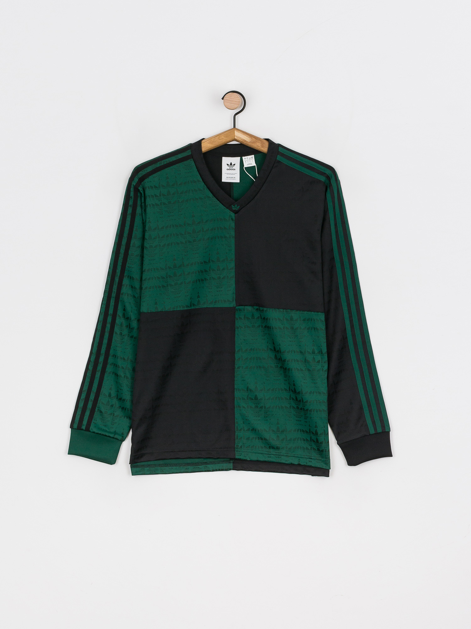 Longsleeve adidas Ls Checker Jrsy (cgreen/black)