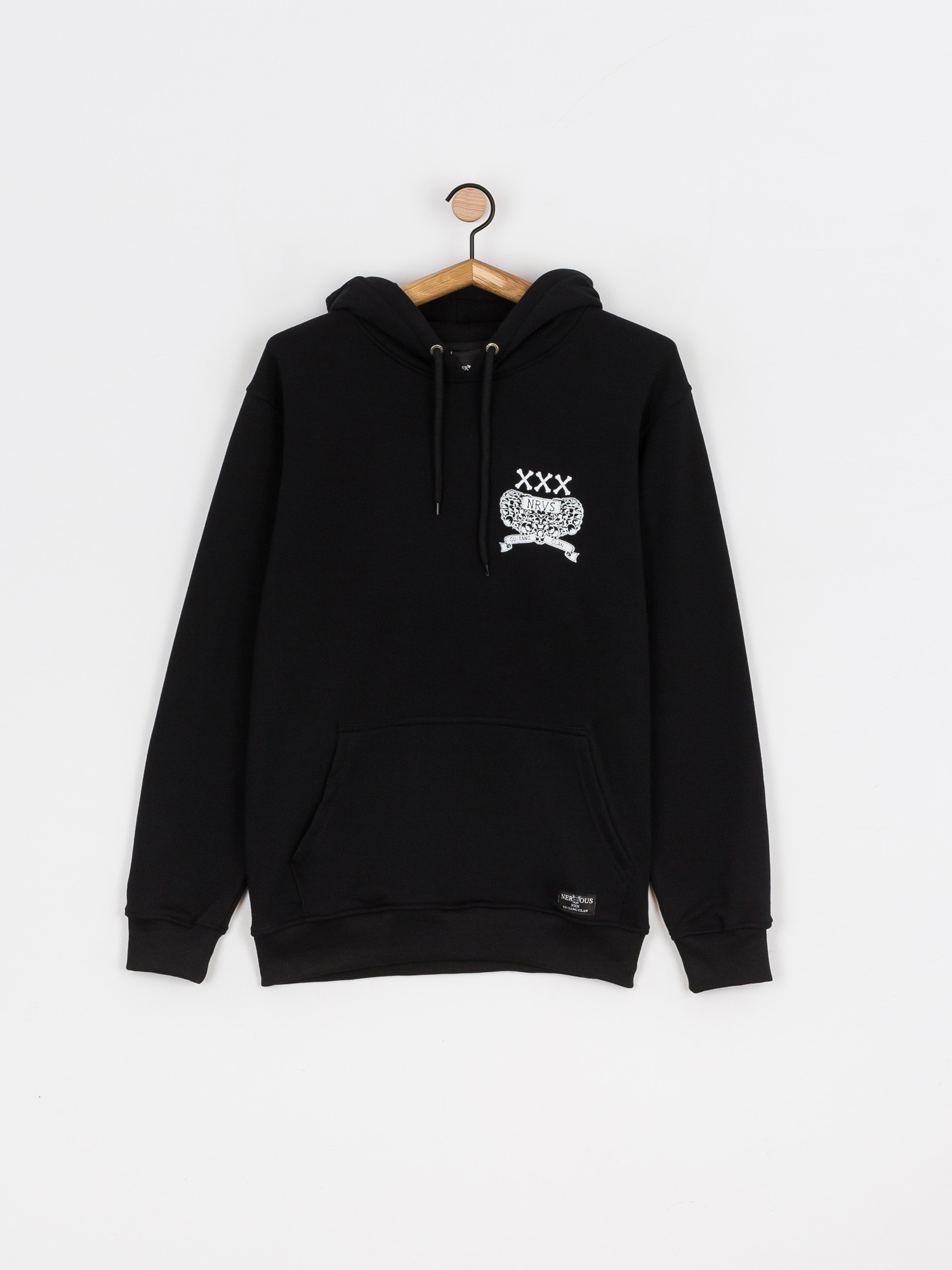 Bluza z kapturem Nervous Gu Tang Clan HD (black)